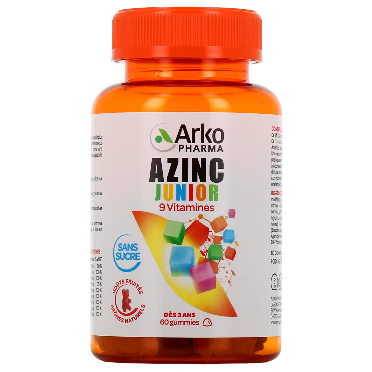 Azinc Junior Gummies Croissance - Vue 2