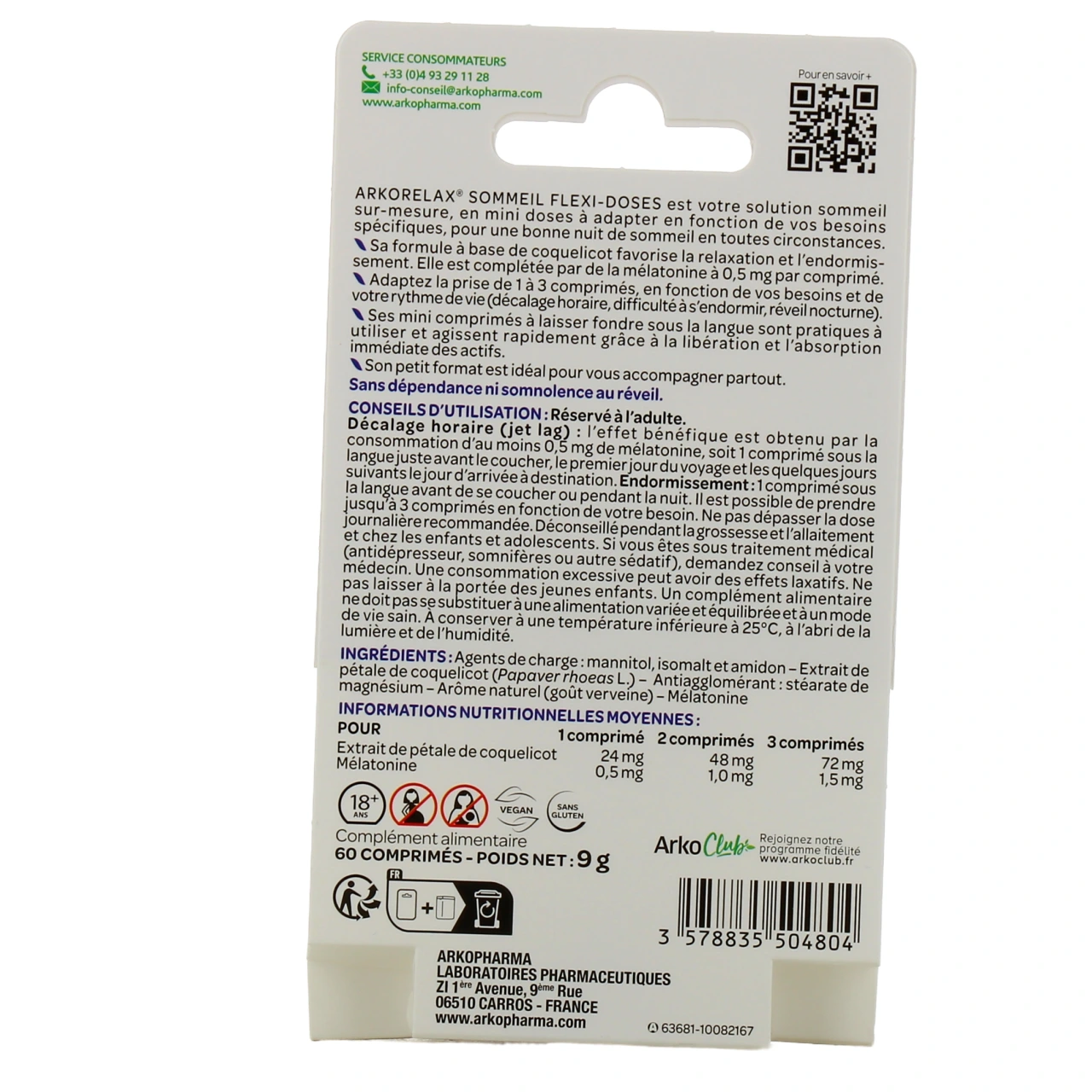 Arkorelax Sommeil Flexi-doses - Vue 3