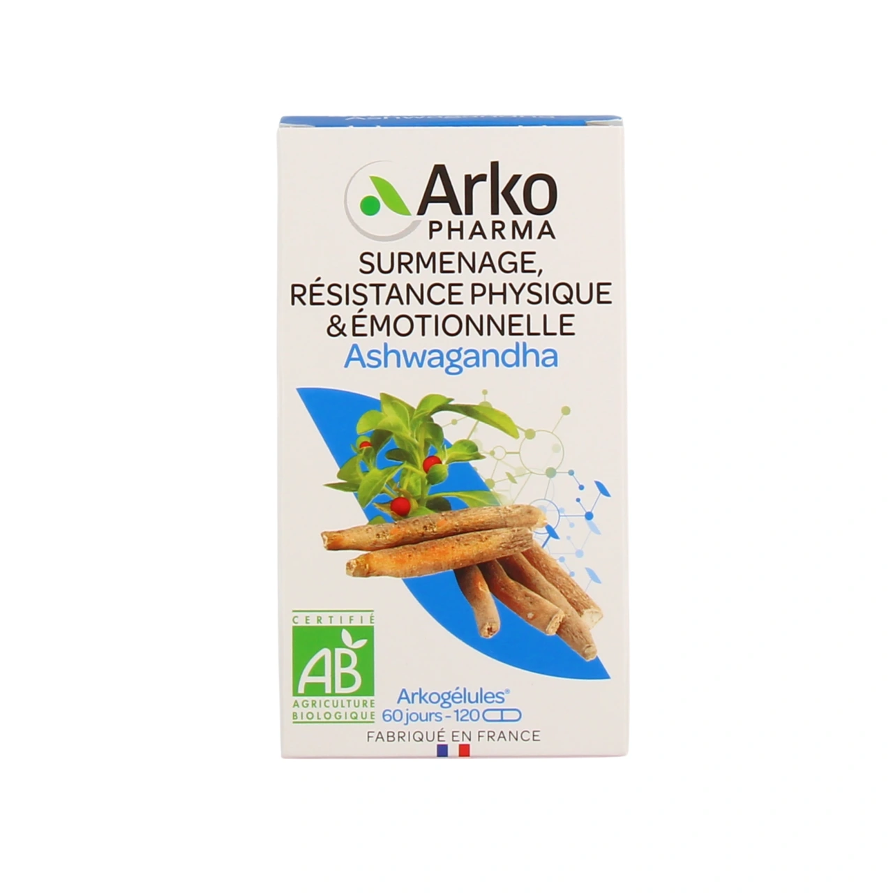 Arkogélules Ashwagandha Bio - Vue 2