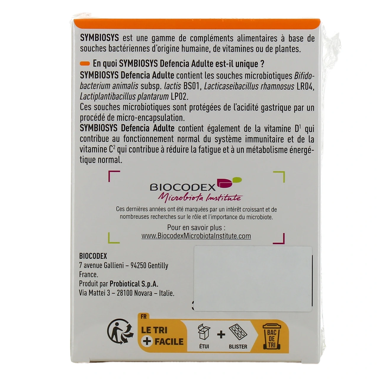 Symbiosys Defencia Adulte - Vue 3
