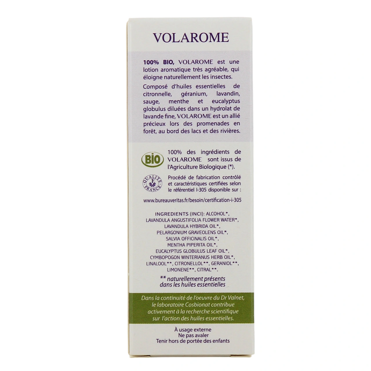 Docteur Valnet Volarome Lotion Protectrice à la Citronnelle Bio - Vue 12