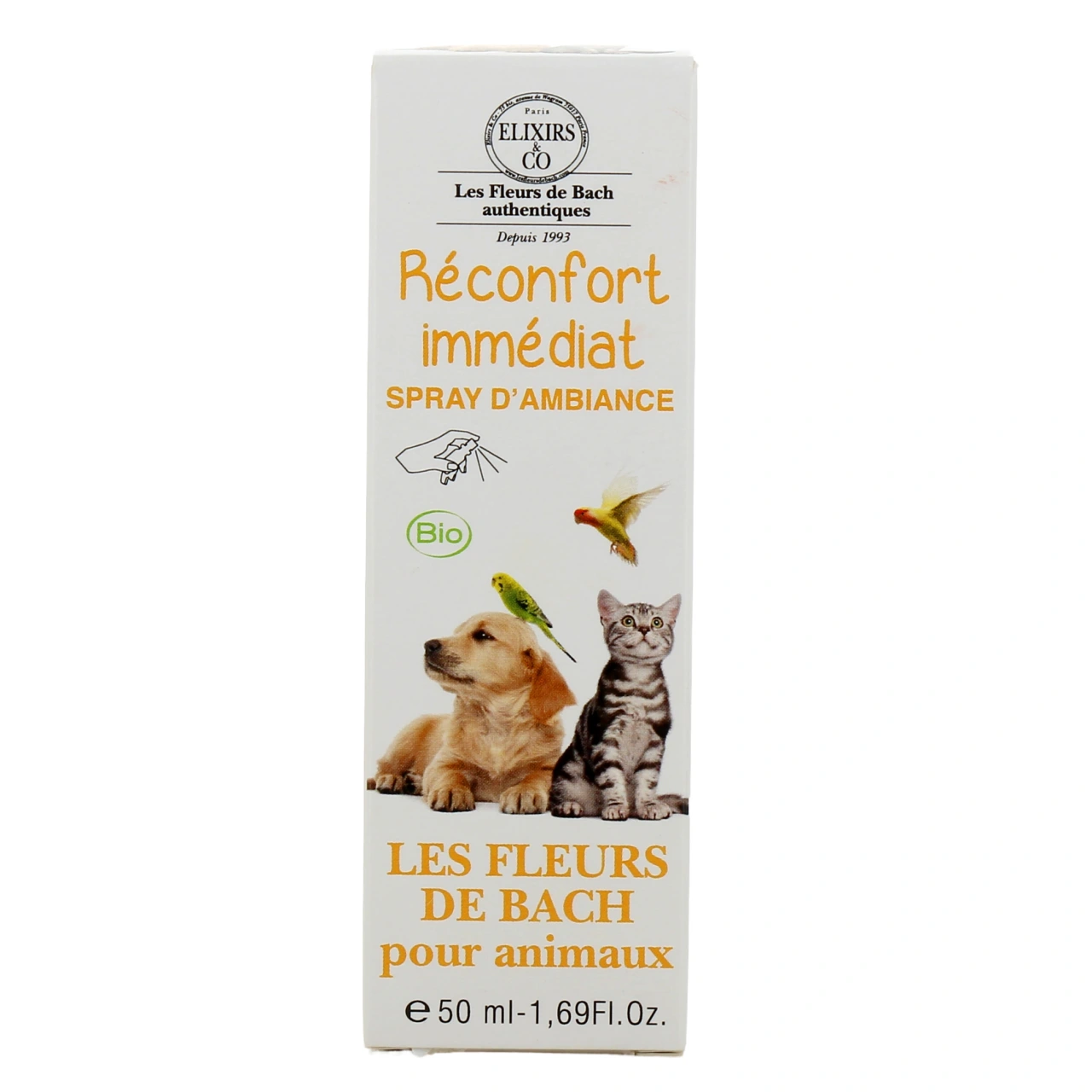 Elixirs & Co Réconfort Immédiat Spray d'Ambiance pour Animaux Bio - Vue 2