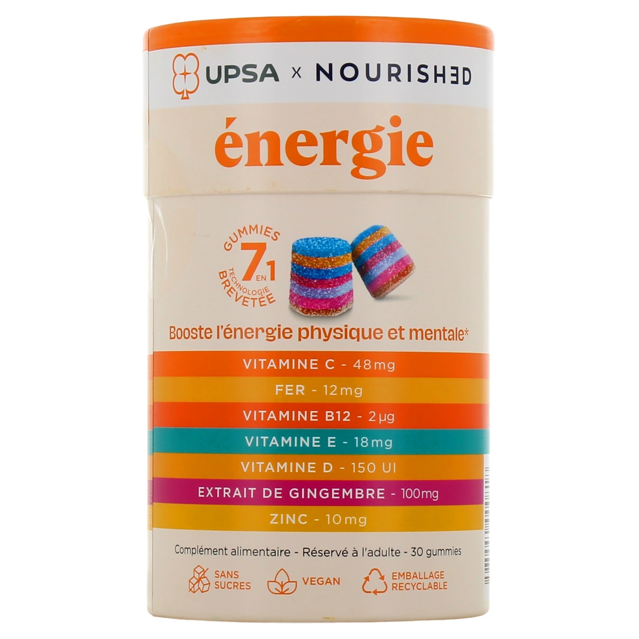 UPSA Gummies 7 en 1 Energie - Vue 2