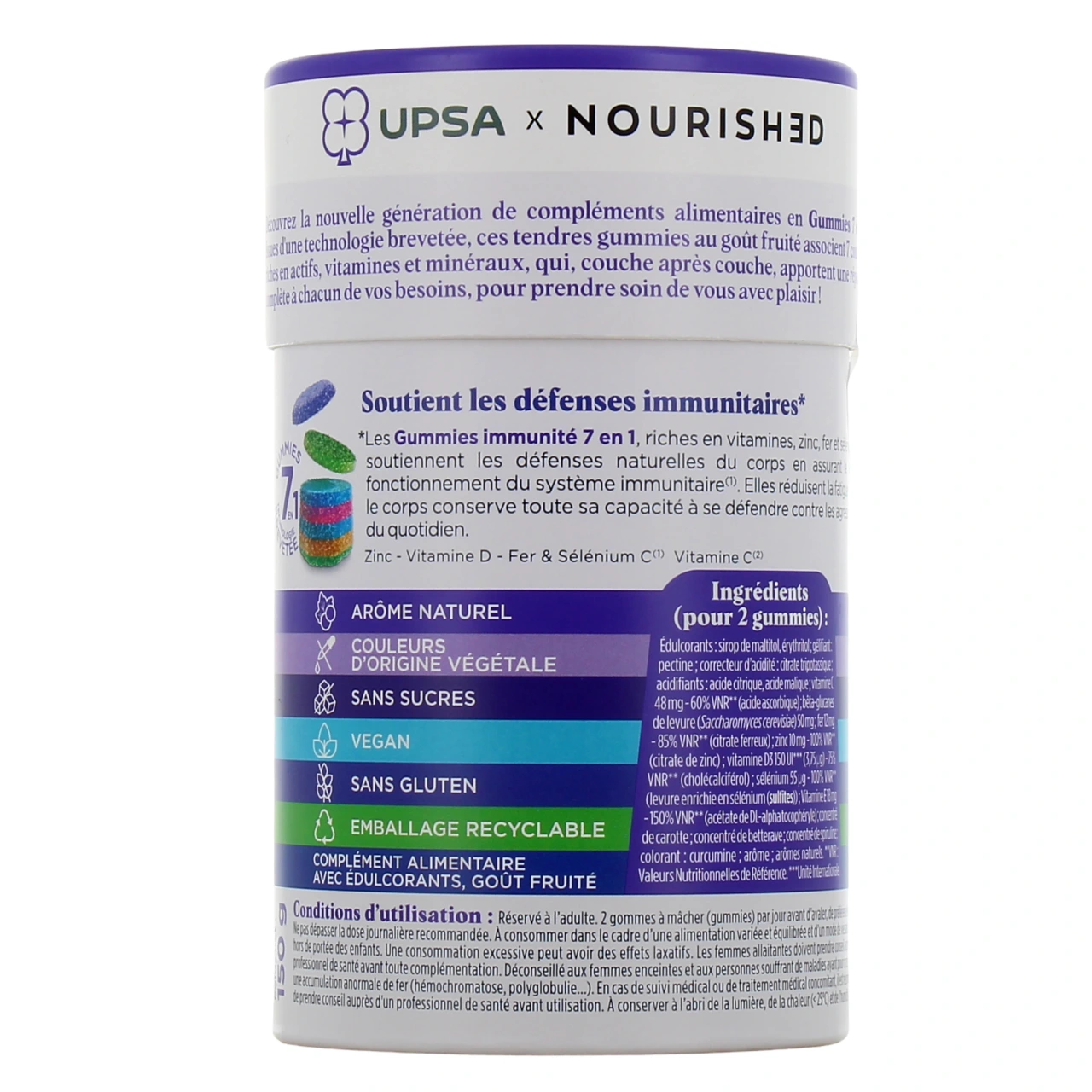 UPSA Gummies 7 en 1 Immunité - Vue 3
