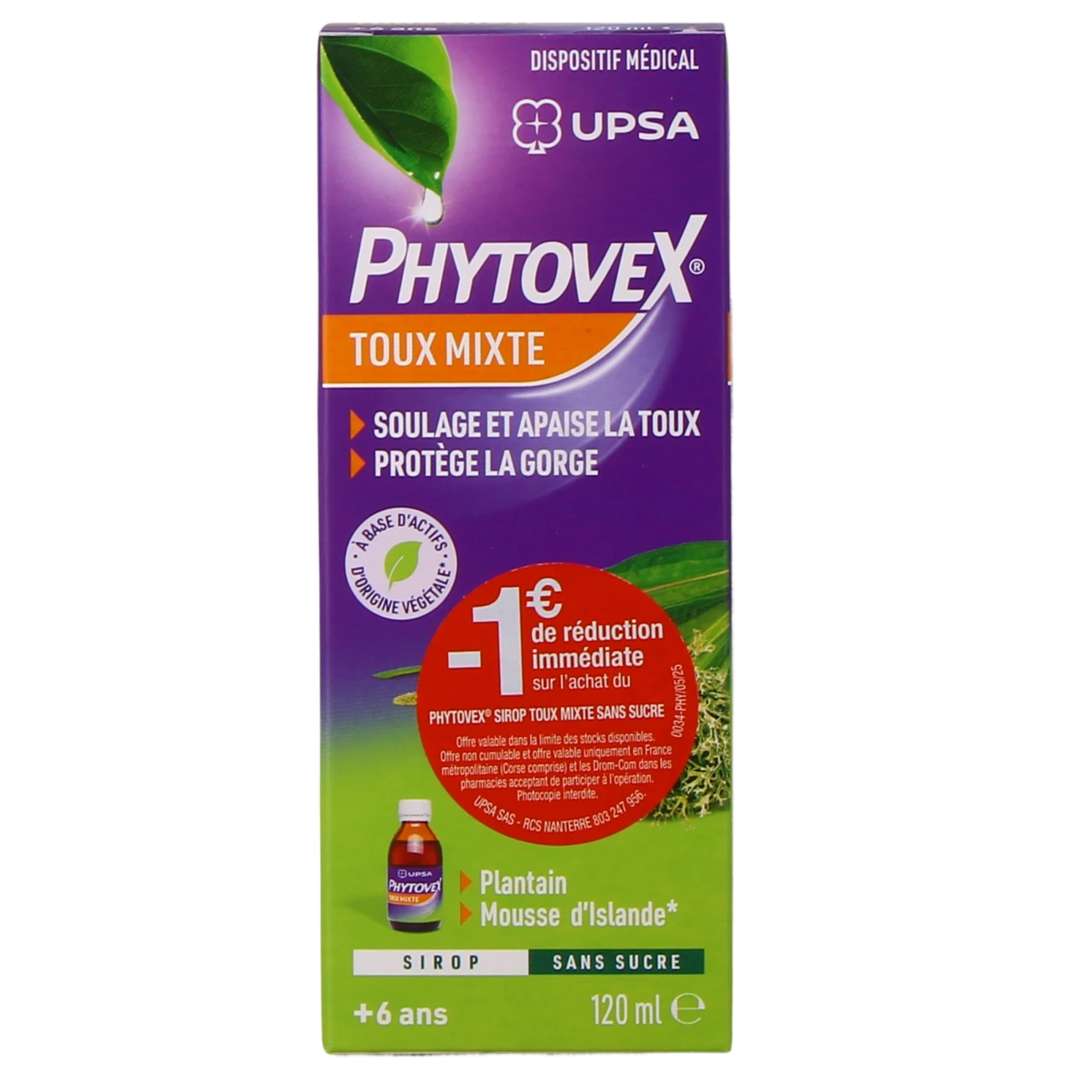 Phytovex Sirop Toux Mixte - Vue 2