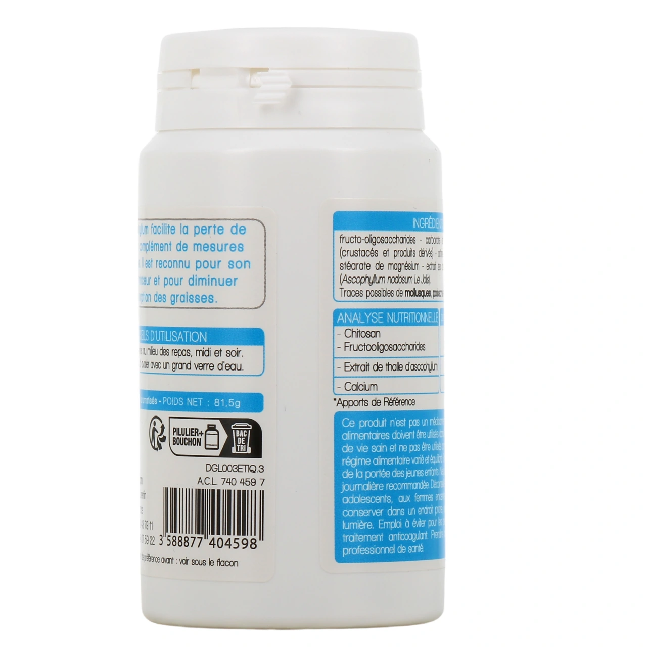 Dergam Chitosan Complex 1000 - Vue 3