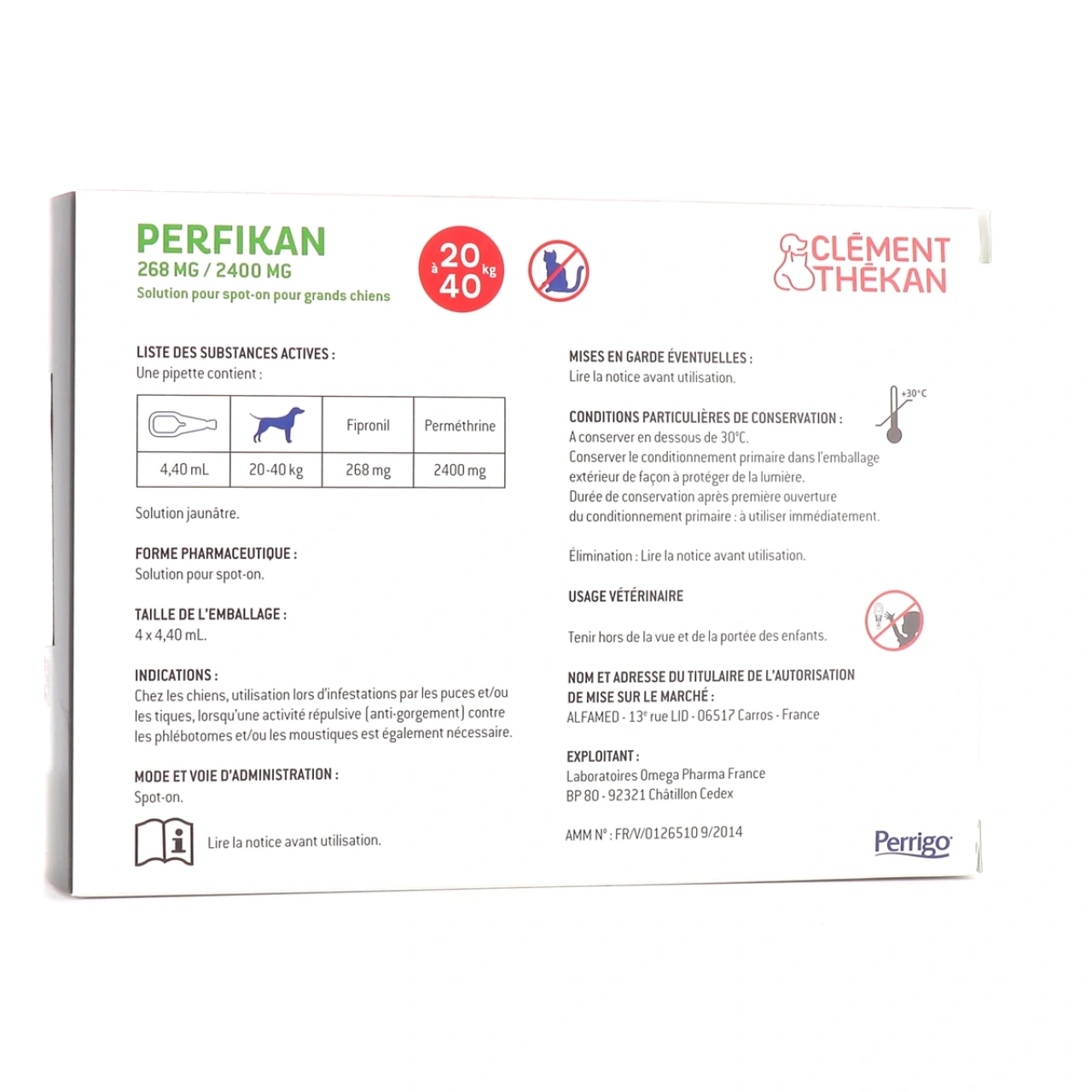 Perfikan Spot-On Antiparasitaire Chien - Vue 8