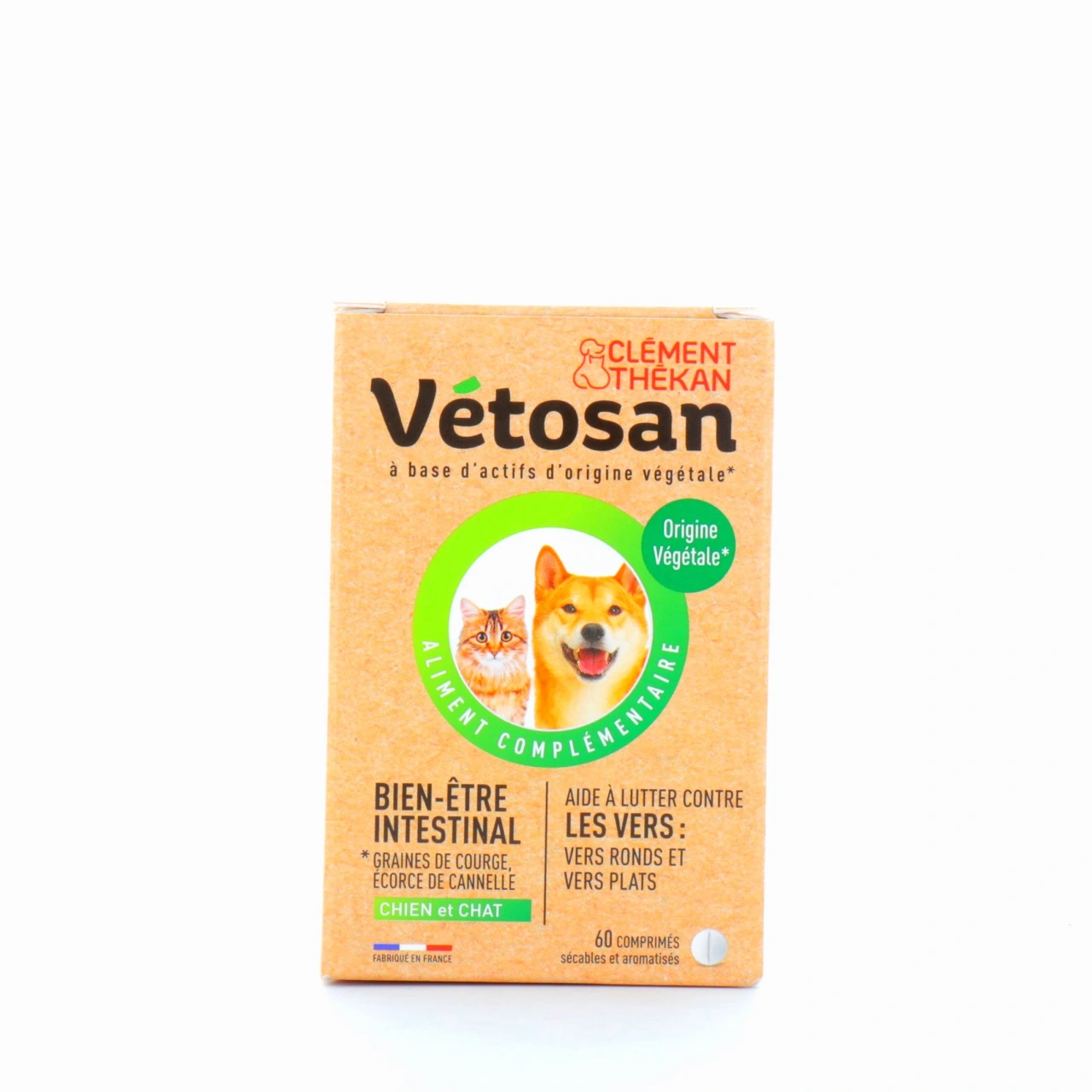 Vétosan Bien-Être Intestinal Spécial Vers comprimés - Clément Thékan