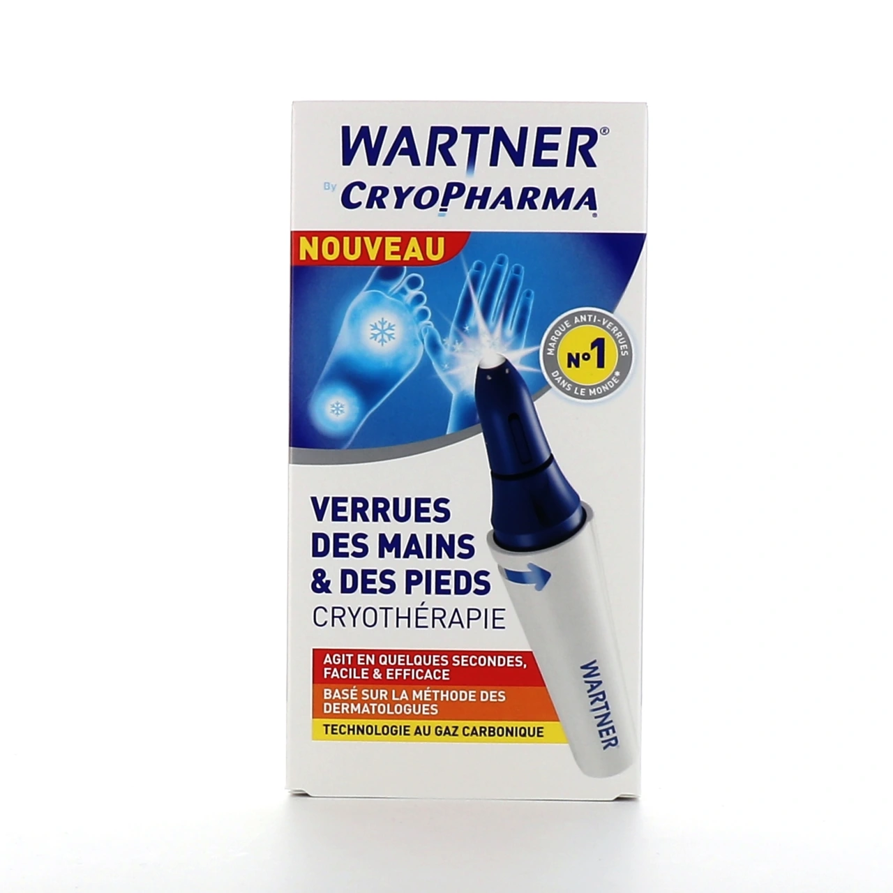 Cryopharma Wartner Verrues mains et pieds - Omega Pharma