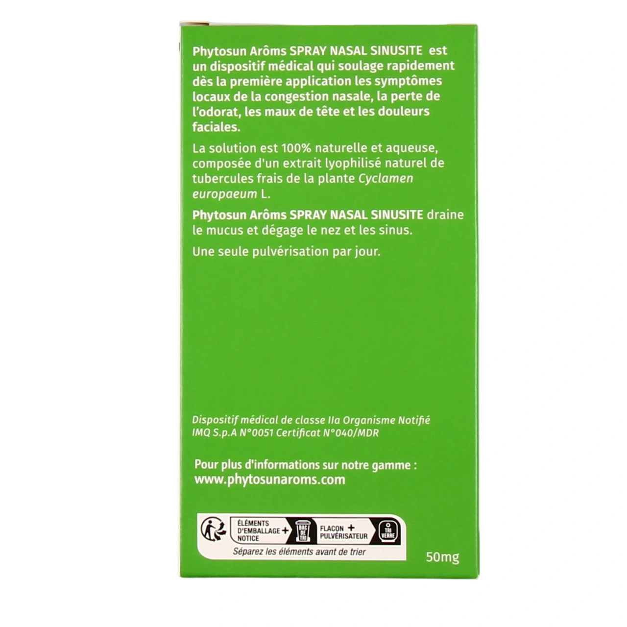 Phytosun Aroms Spray Nasal Sinusite - Vue 3