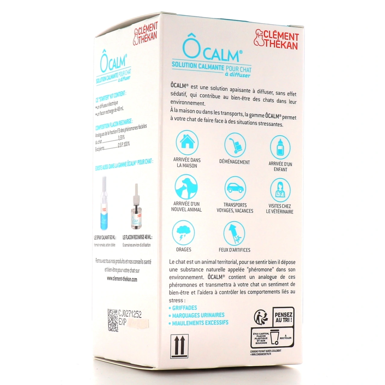 Clément Thékan Ôcalm Solution Calmante pour Chat - Vue 2