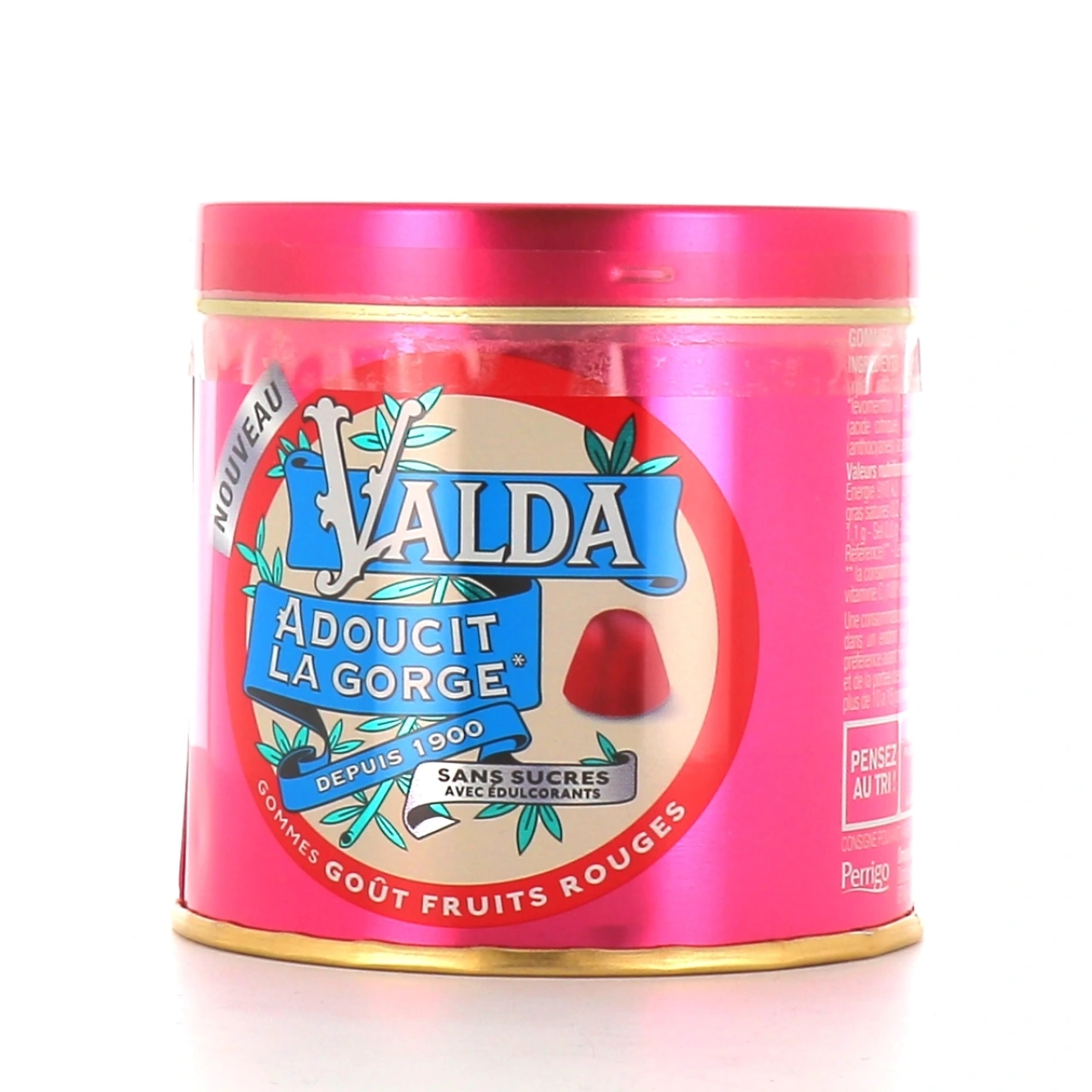 Valda Gommes à mâcher sans sucres Fruits Rouges - Vue 2