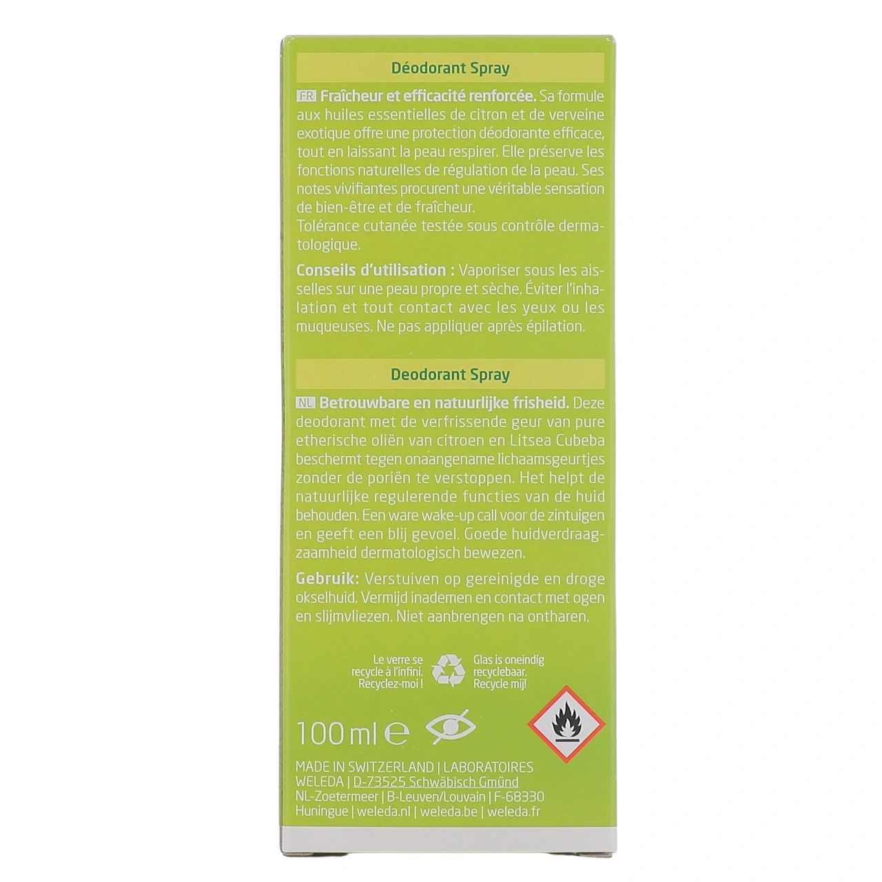Weleda Déodorant Spray 24h Citrus - Vue 3