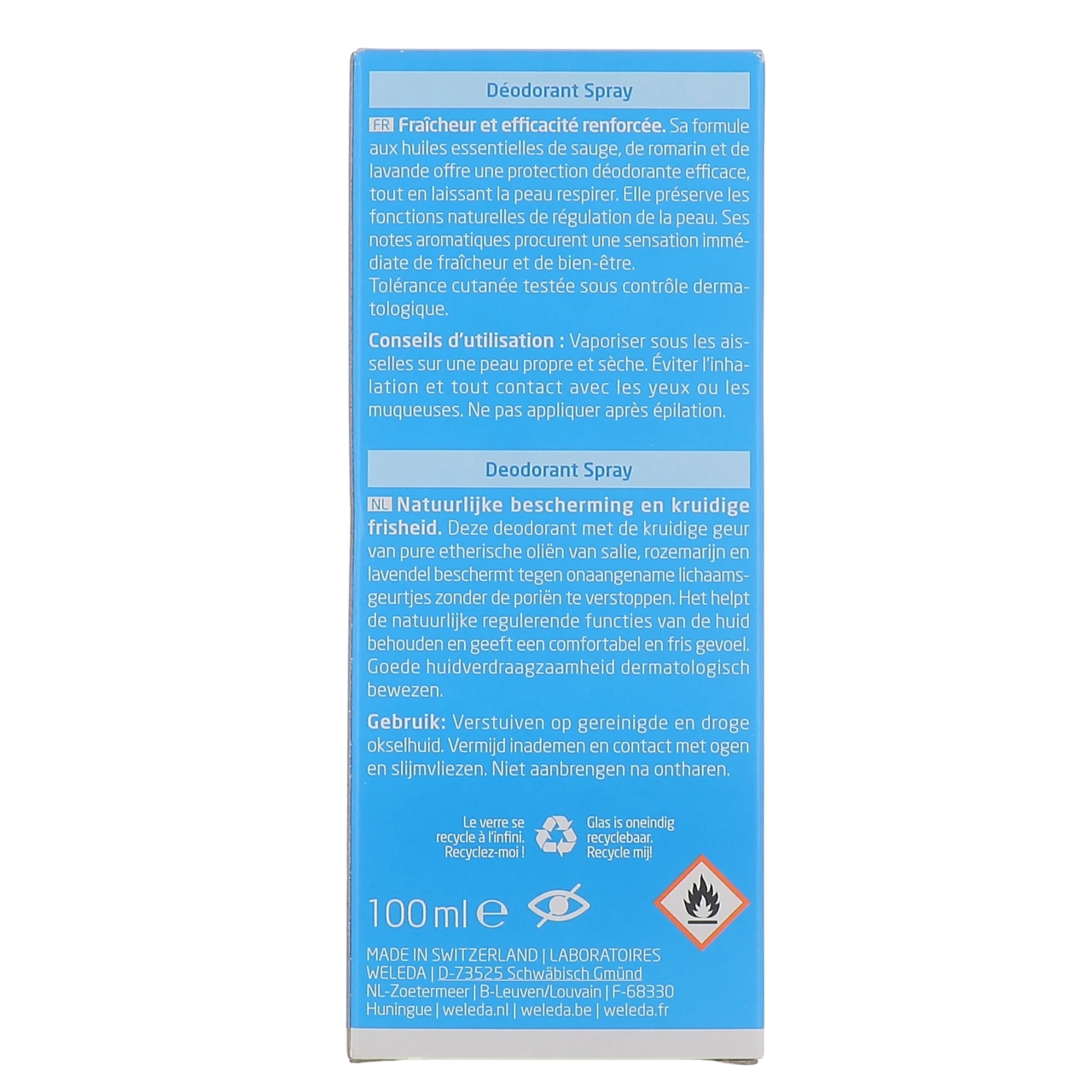 Weleda Déodorant Spray Sauge - Vue 3