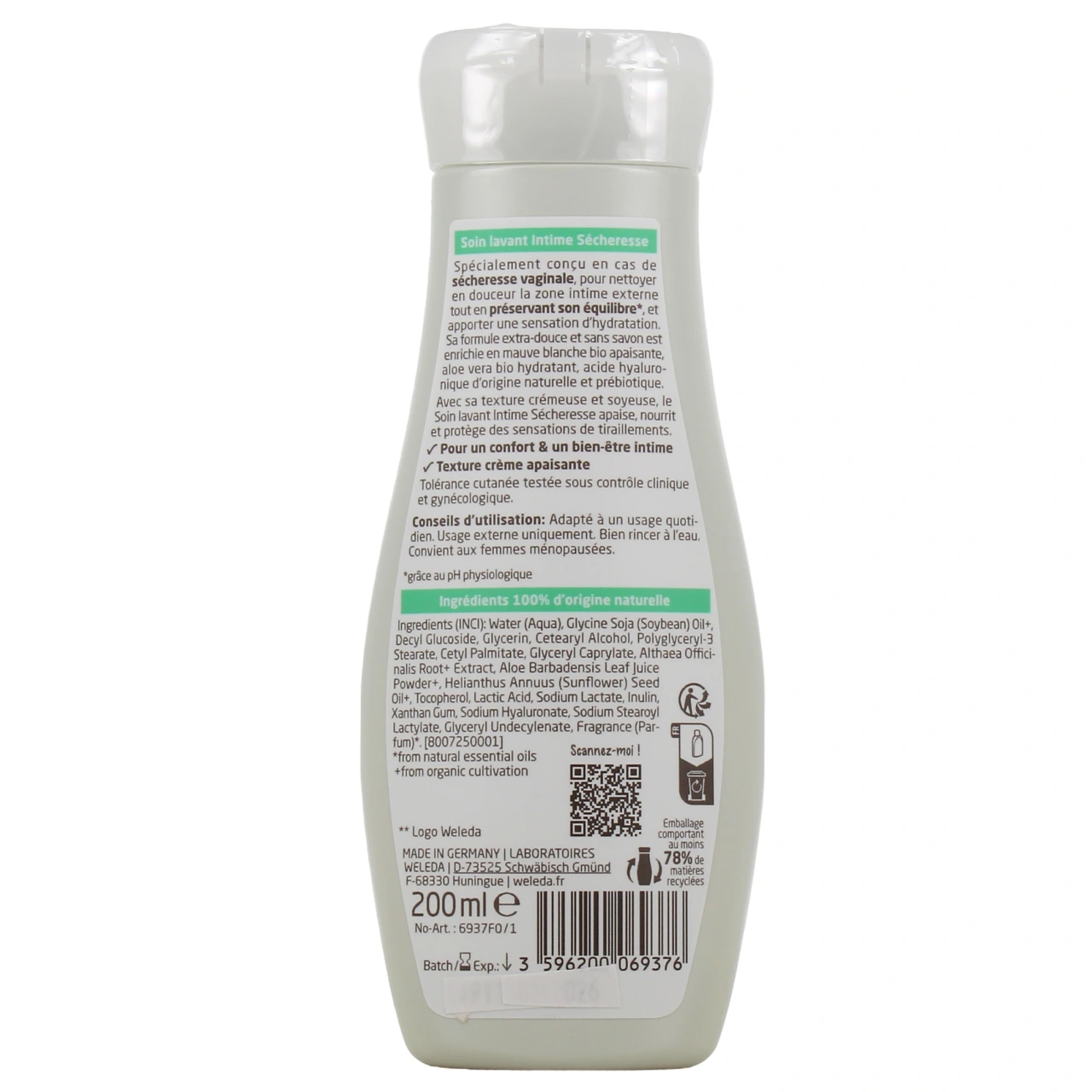 Weleda Soin Lavant Intime Sécheresse Bio - Vue 3