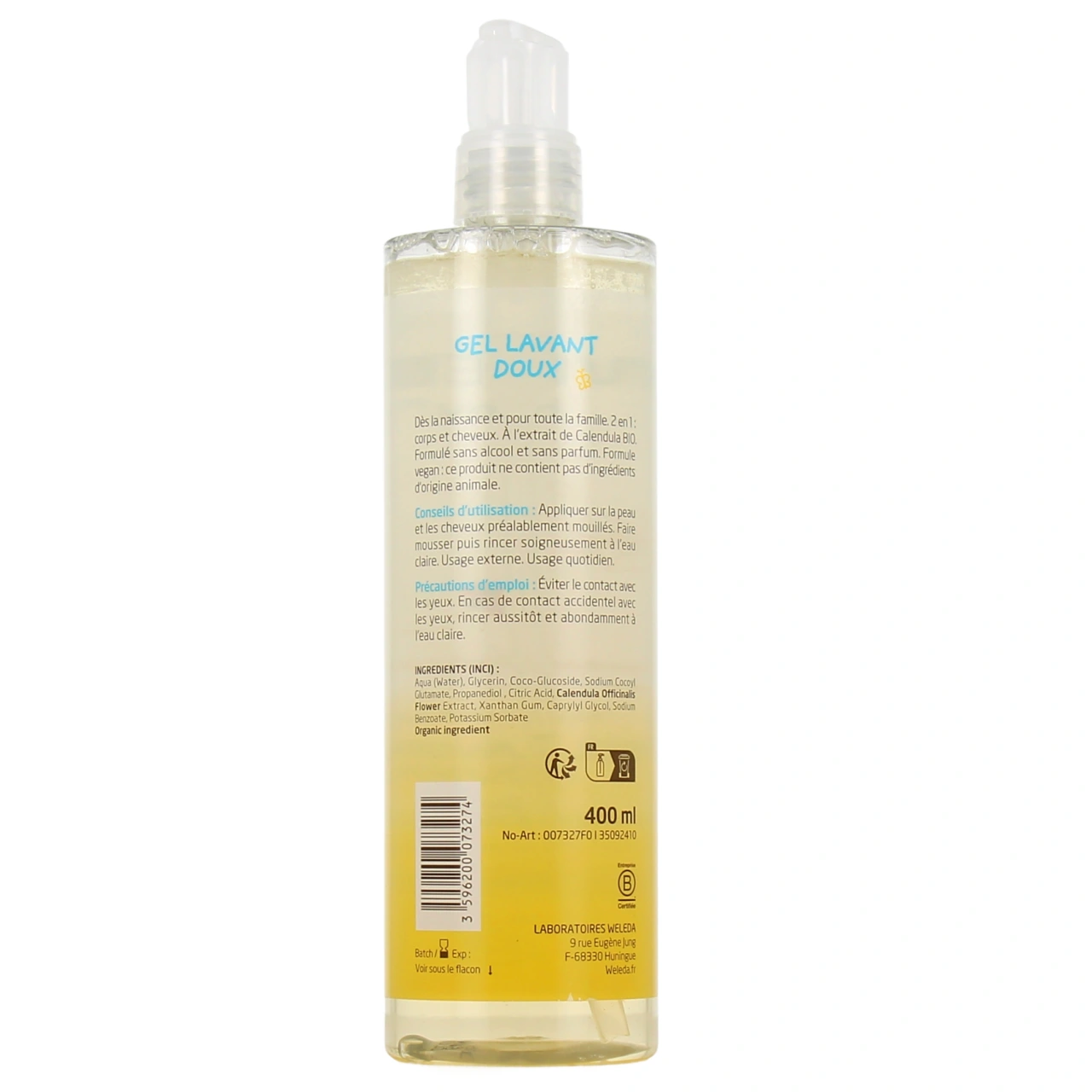 Weleda Bébé Gel Lavant Doux Sans Parfum - Vue 3