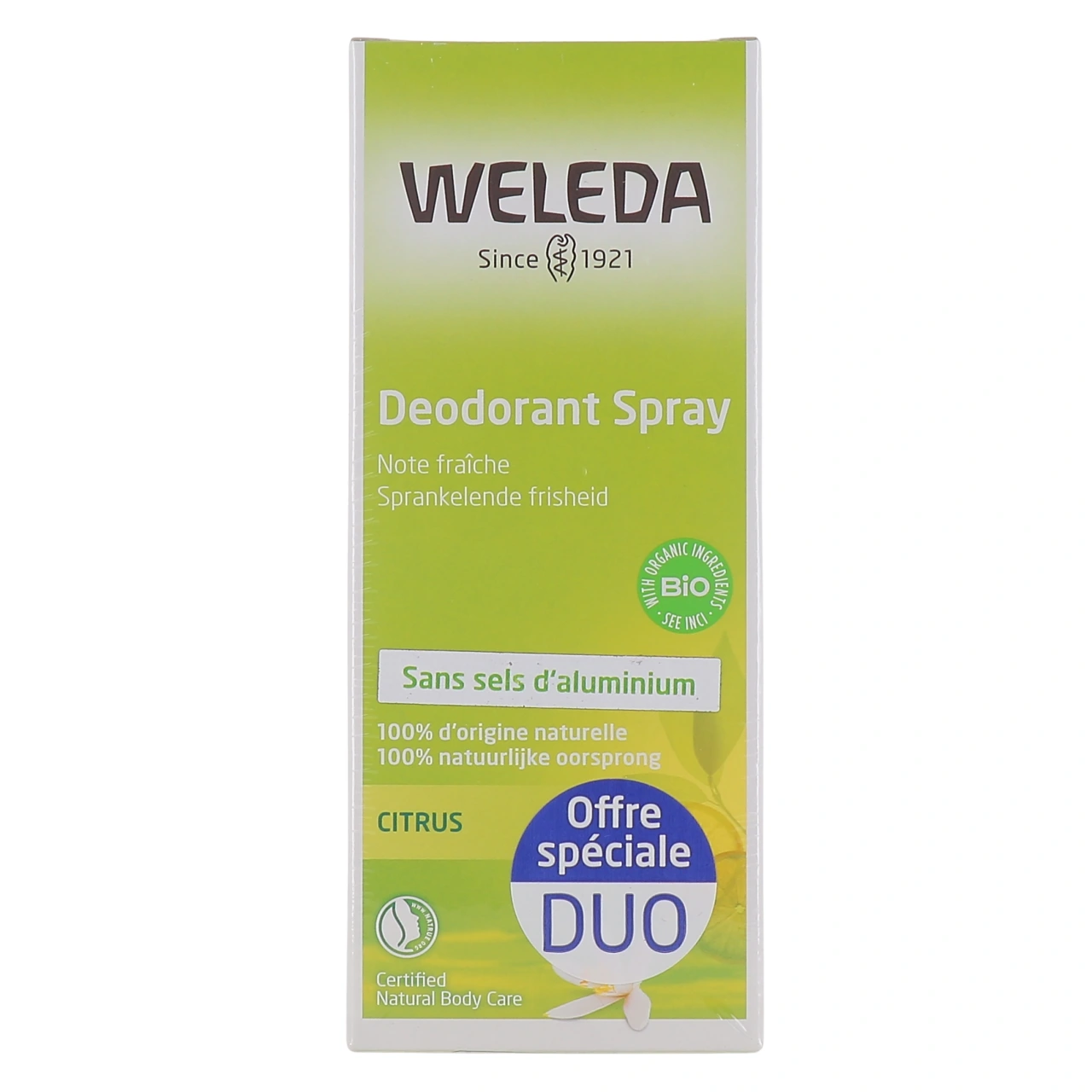 Weleda Déodorant Spray 24h Citrus - Vue 5