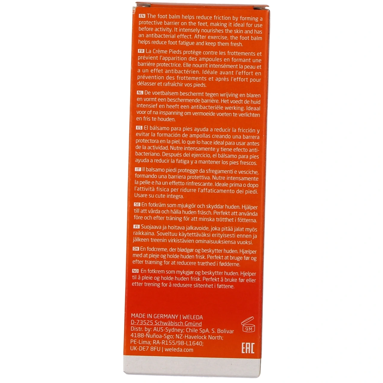 Weleda Sport Crème Pieds - Vue 3
