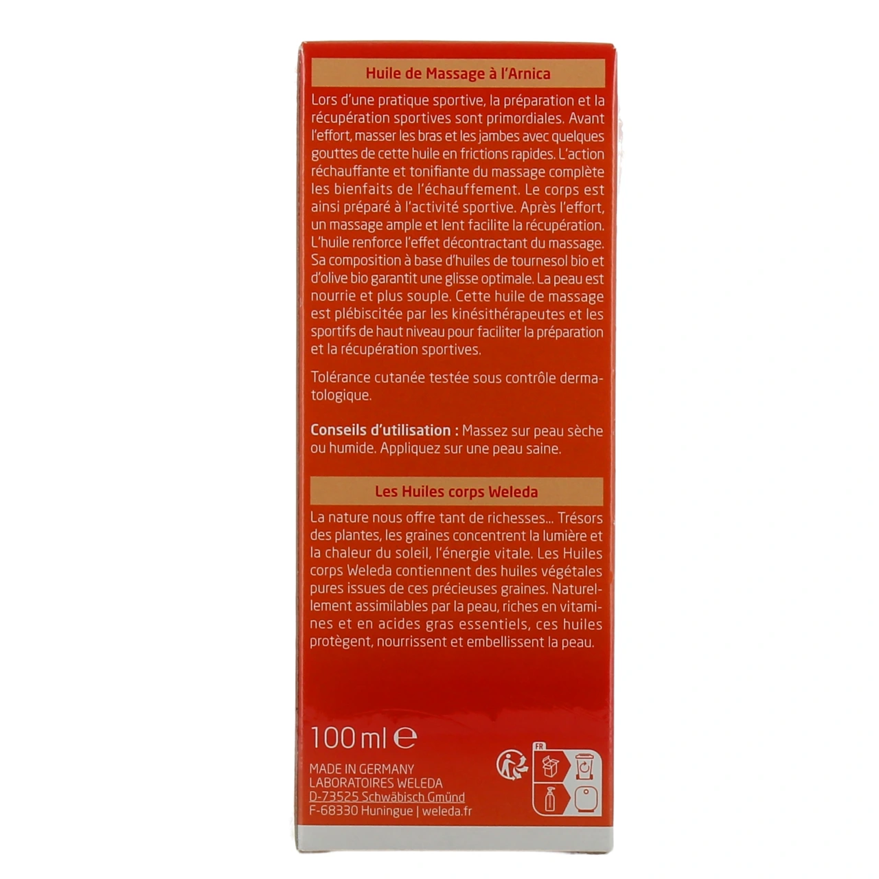 Weleda Huile de Massage à l'Arnica - Vue 12