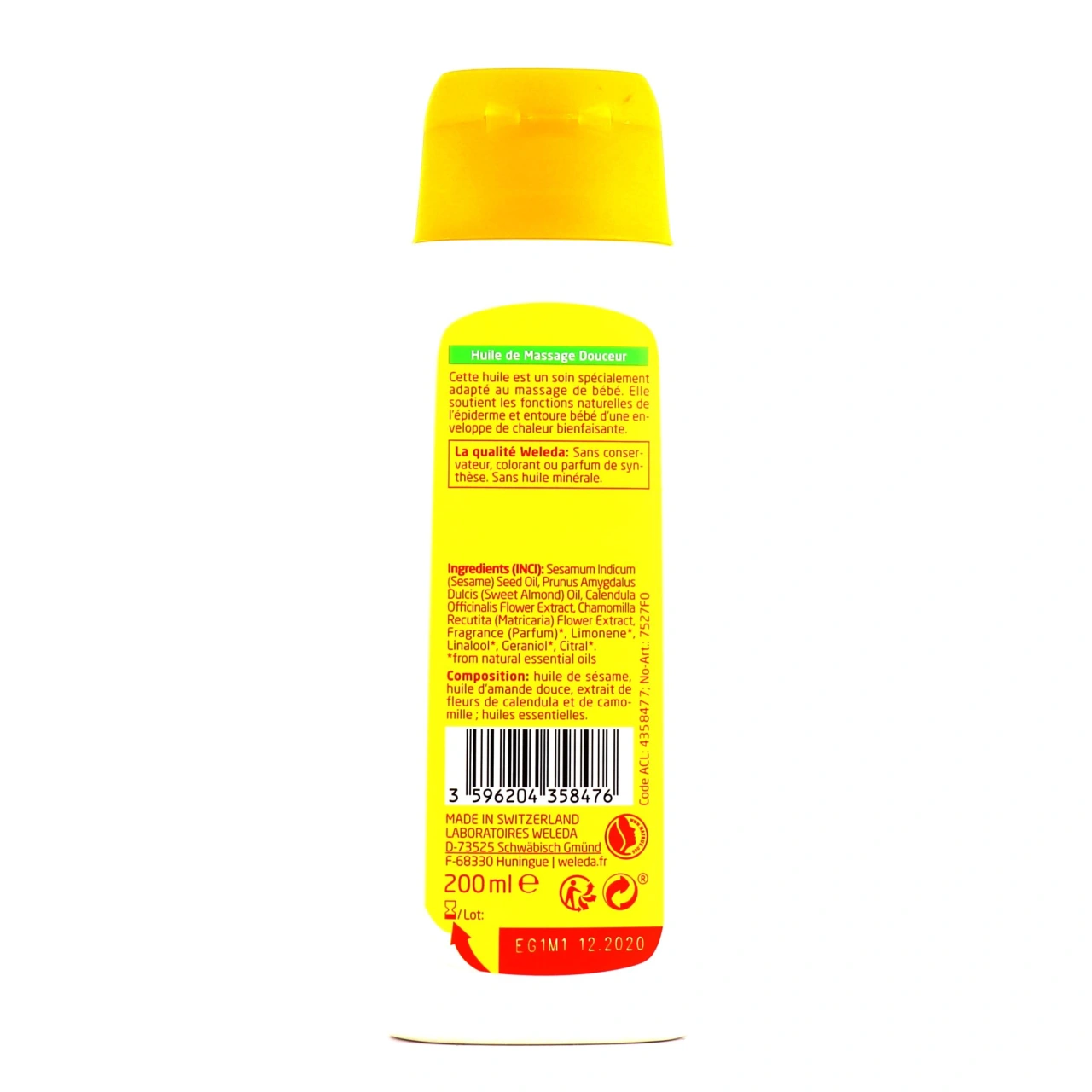 Weleda Bébé Calendula Huile de Massage Douceur Bio - Vue 5