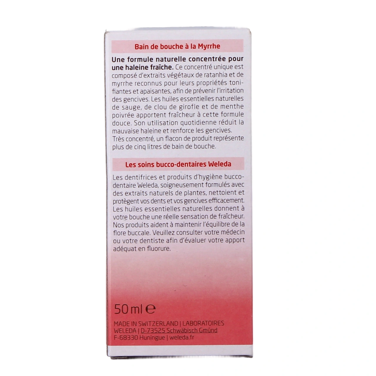Weleda Bain de Bouche à la Myrrhe - Vue 3