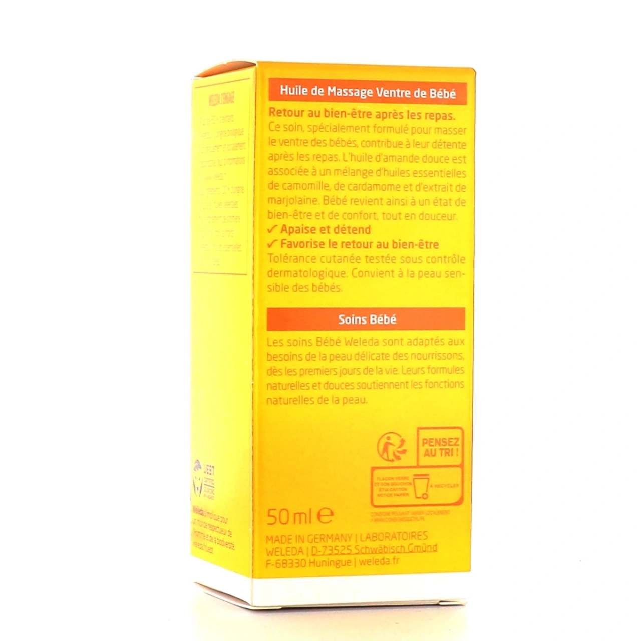 Weleda Huile de Massage Ventre de Bébé - Vue 5
