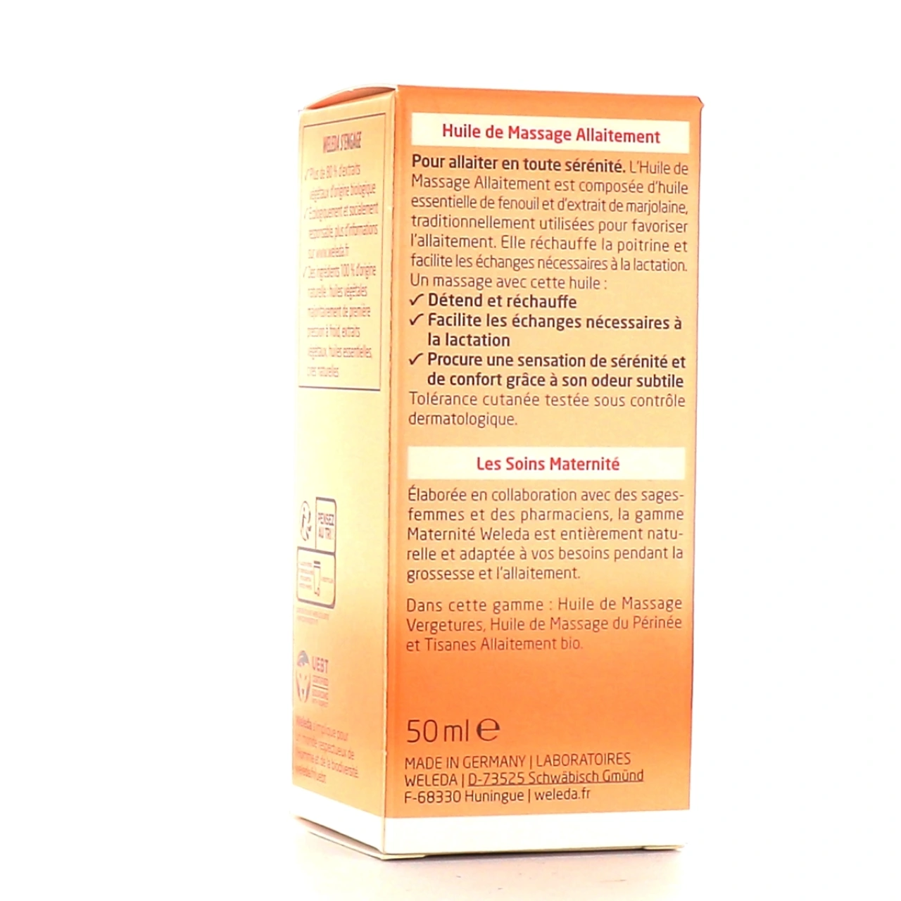 Weleda Maternité Huile de massage Allaitement - Vue 2