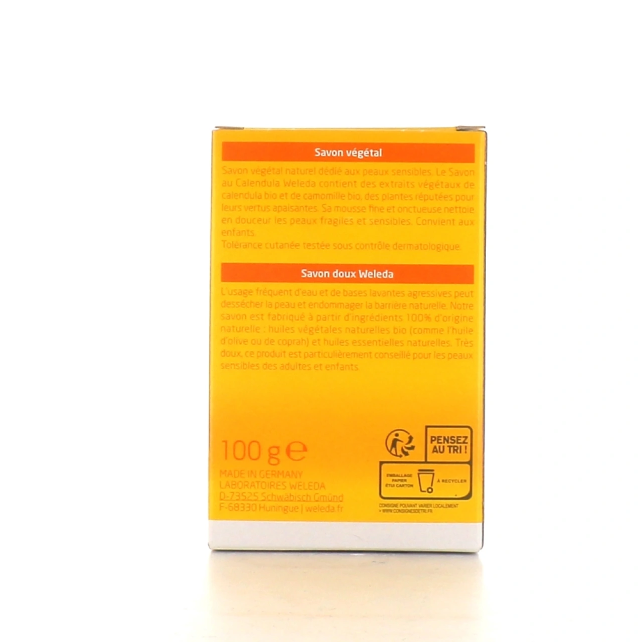 Weleda Savon Végétal Calendula Bio - Vue 2