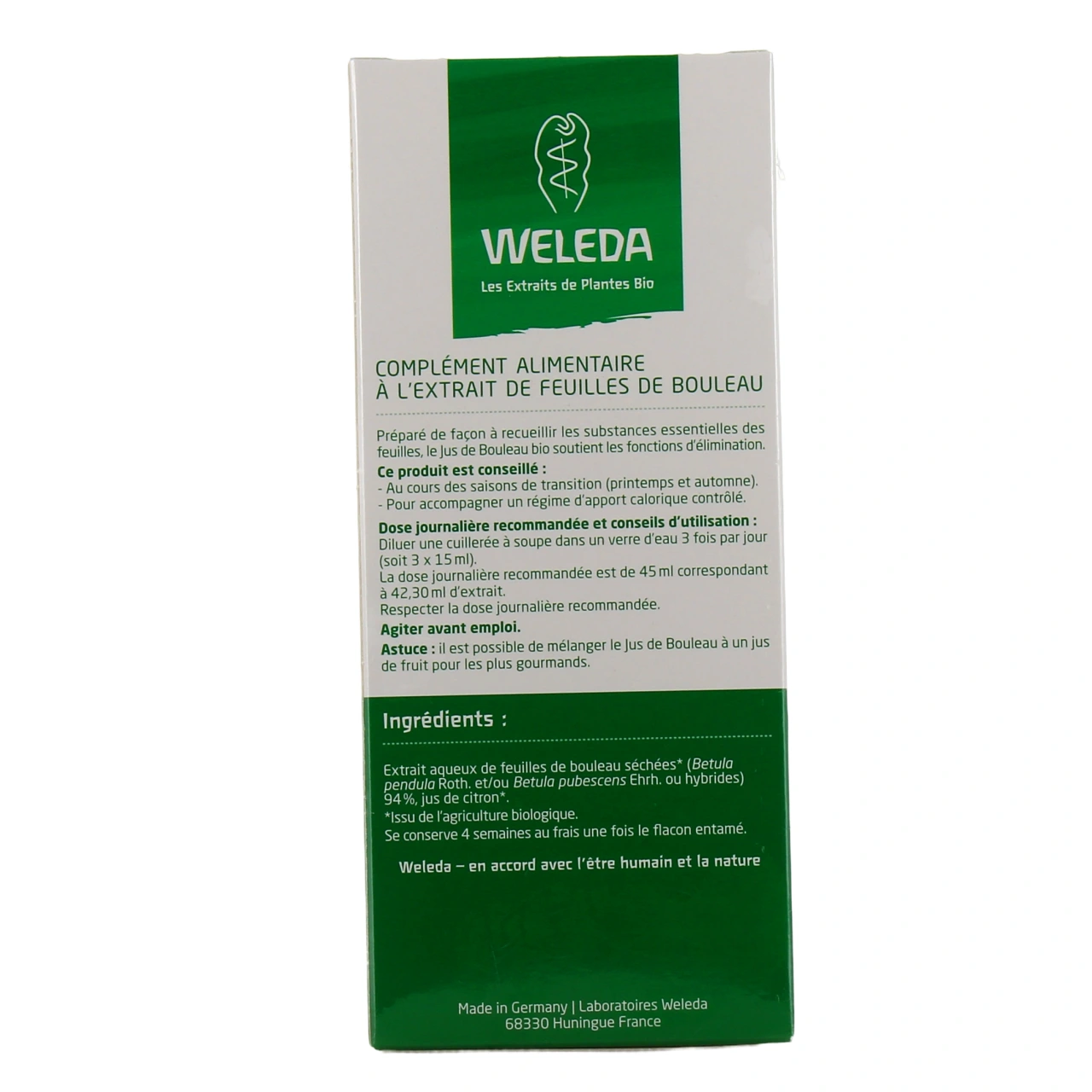 Weleda Jus de Bouleau Bio - Vue 4