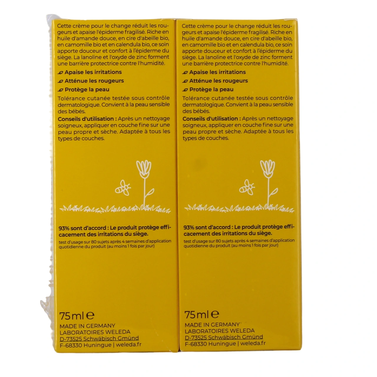 Weleda Bébé Calendula Crème pour le change Bio - Vue 3