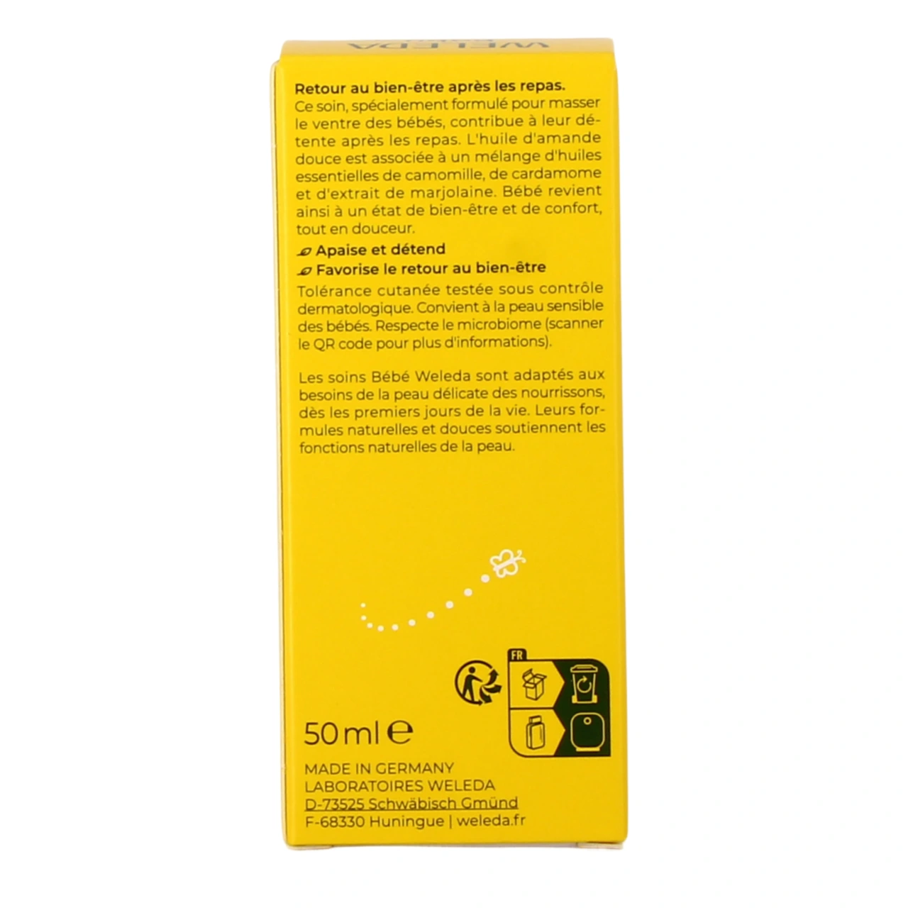 Weleda Huile de Massage Ventre de Bébé - Vue 3
