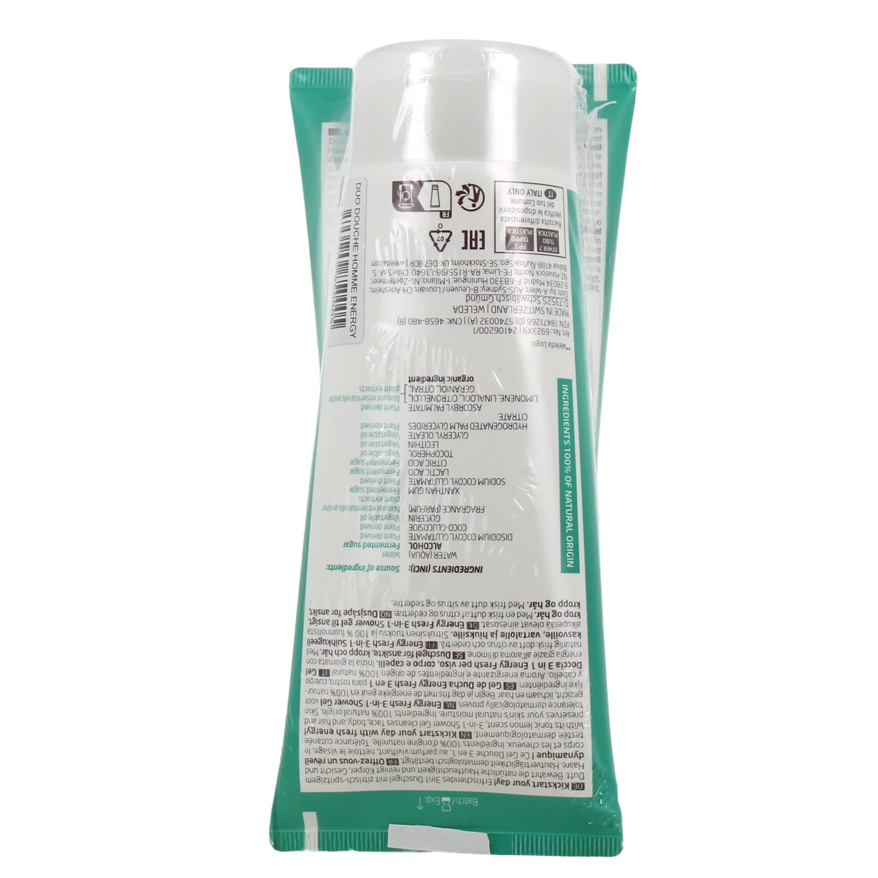 Weleda Gel Douche Homme Energy Fresh 3 en 1 - Vue 6