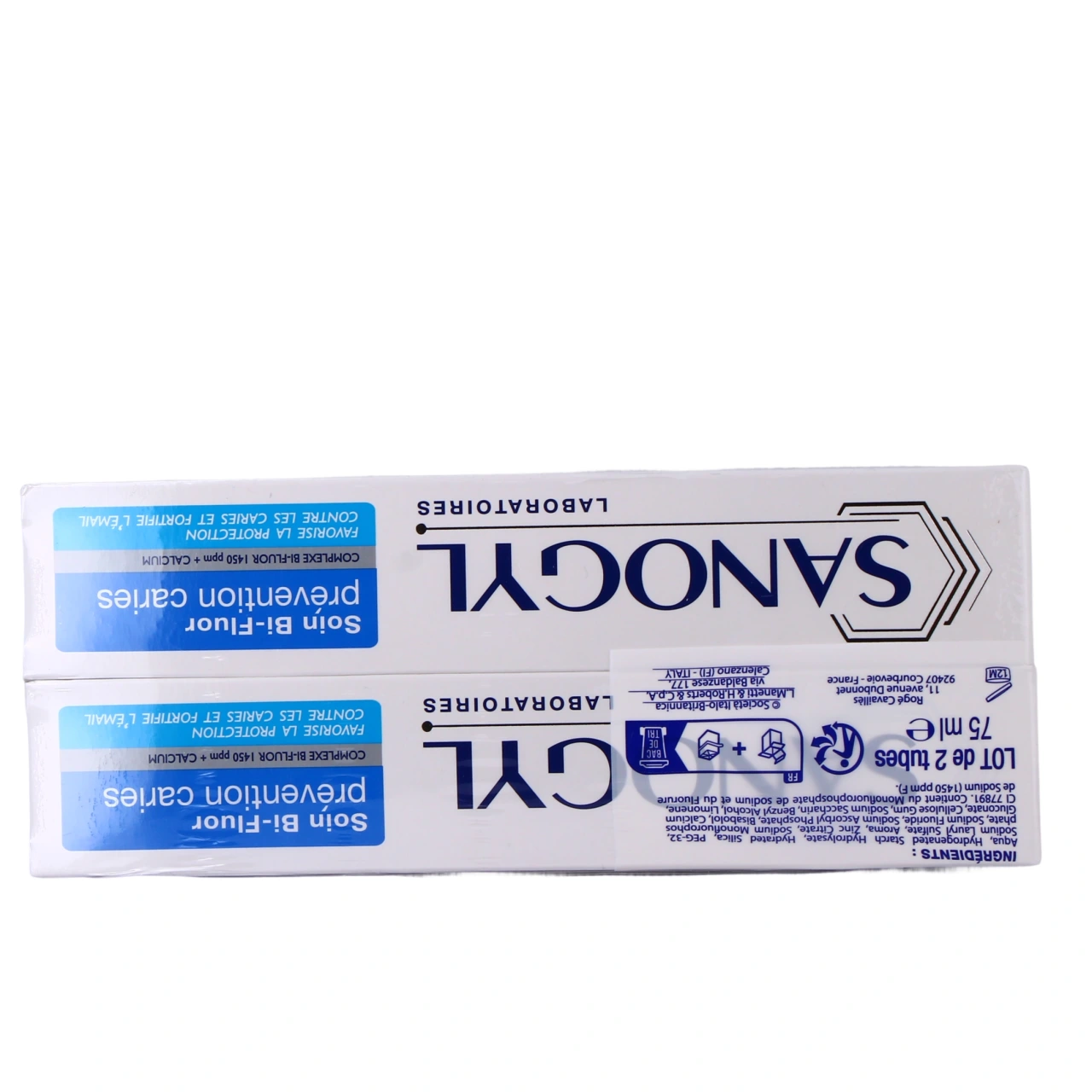 Sanogyl Bi-fluor Dentifrice Prévention caries - Vue 3