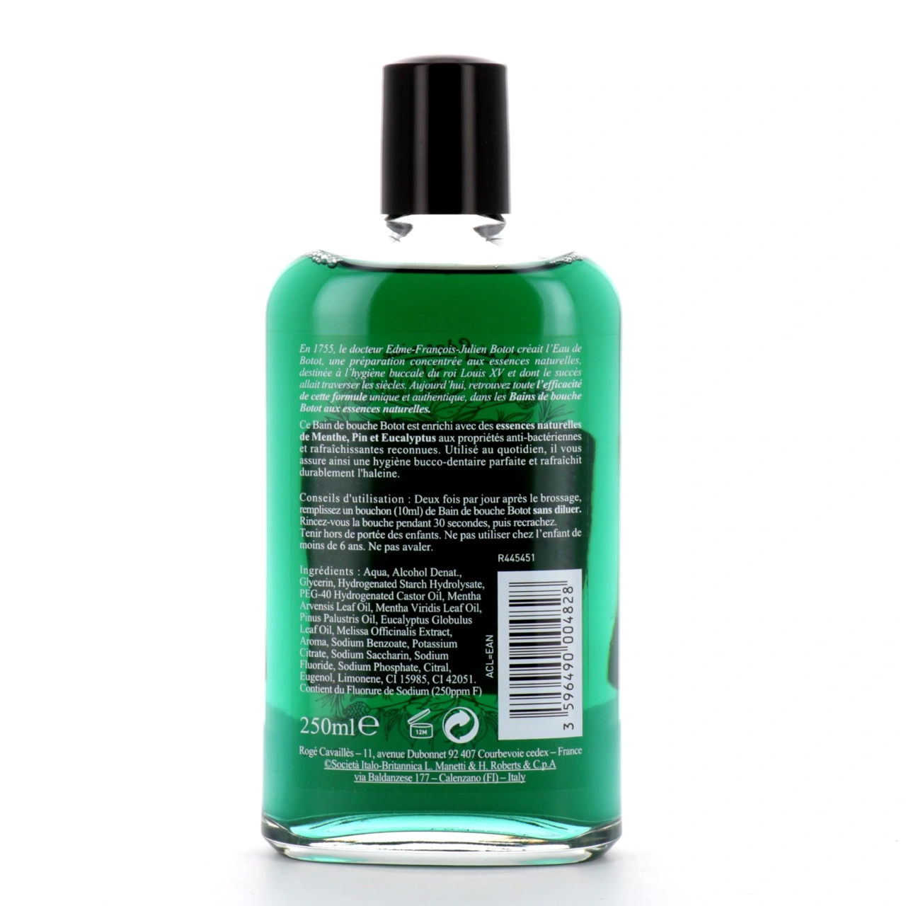 Botot Bain de Bouche Menthe Pin Eucalyptus - Vue 2