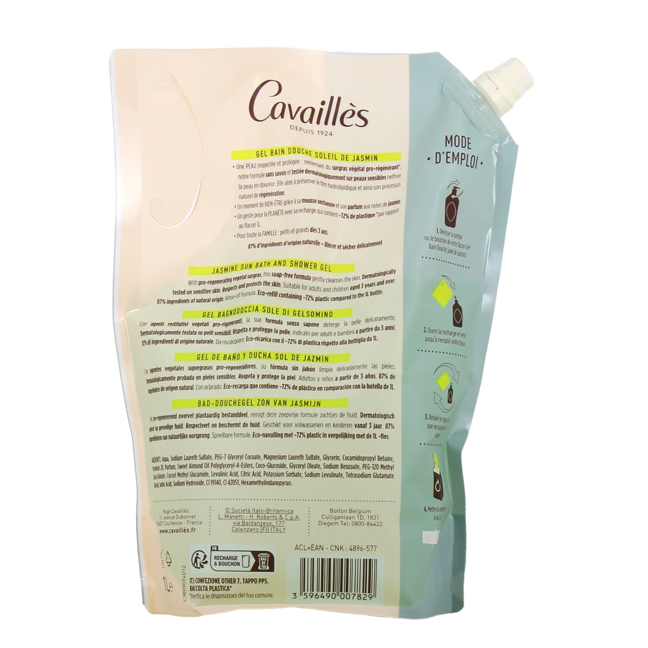 Rogé Cavaillès Gel Bain Douche Surgras Peaux Sensibles - Vue 53