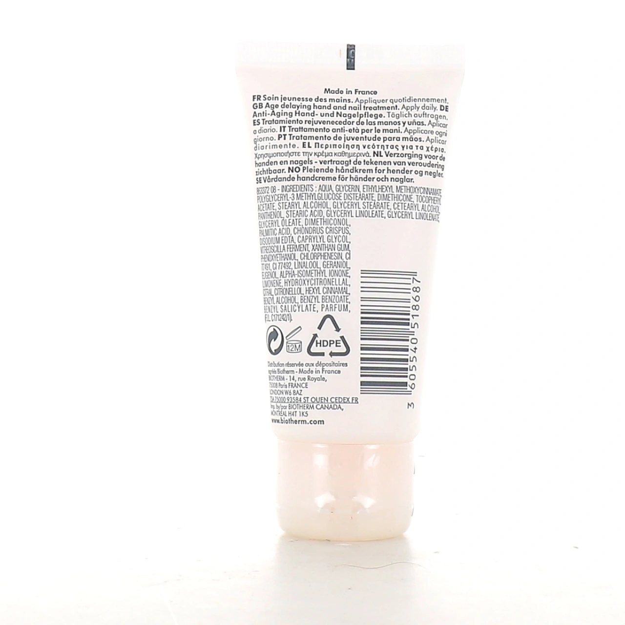 Biotherm Biomains Soin Jeunesse des Mains - Vue 2