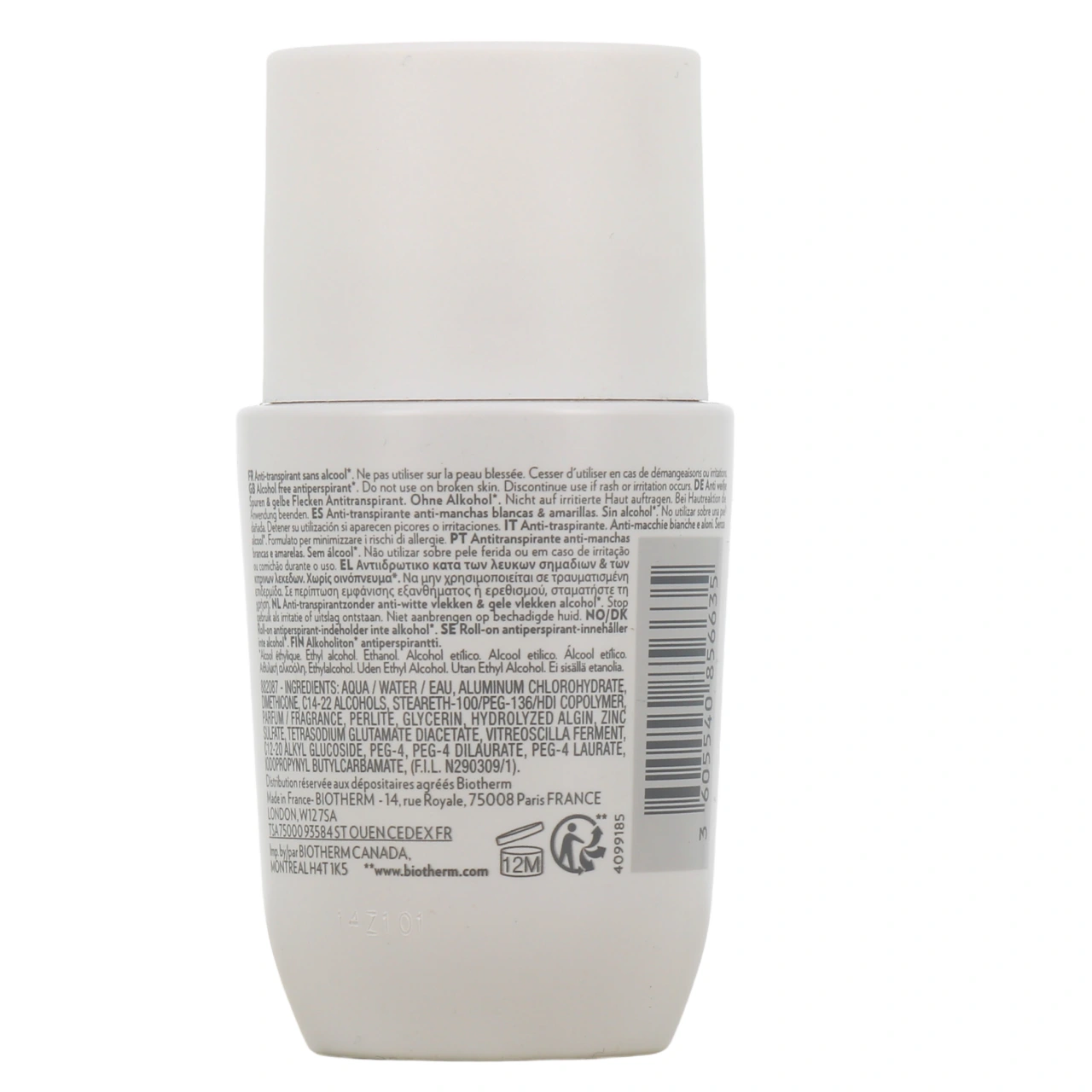 Biotherm Déo Pure Invisible Roll-On - Vue 3