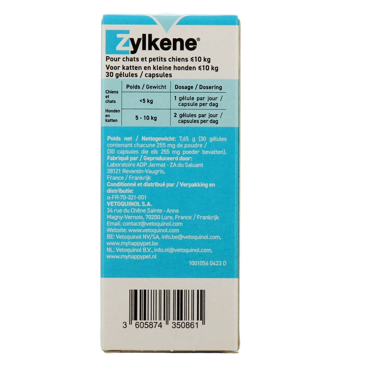 Vetoquinol Zylkene - Vue 3