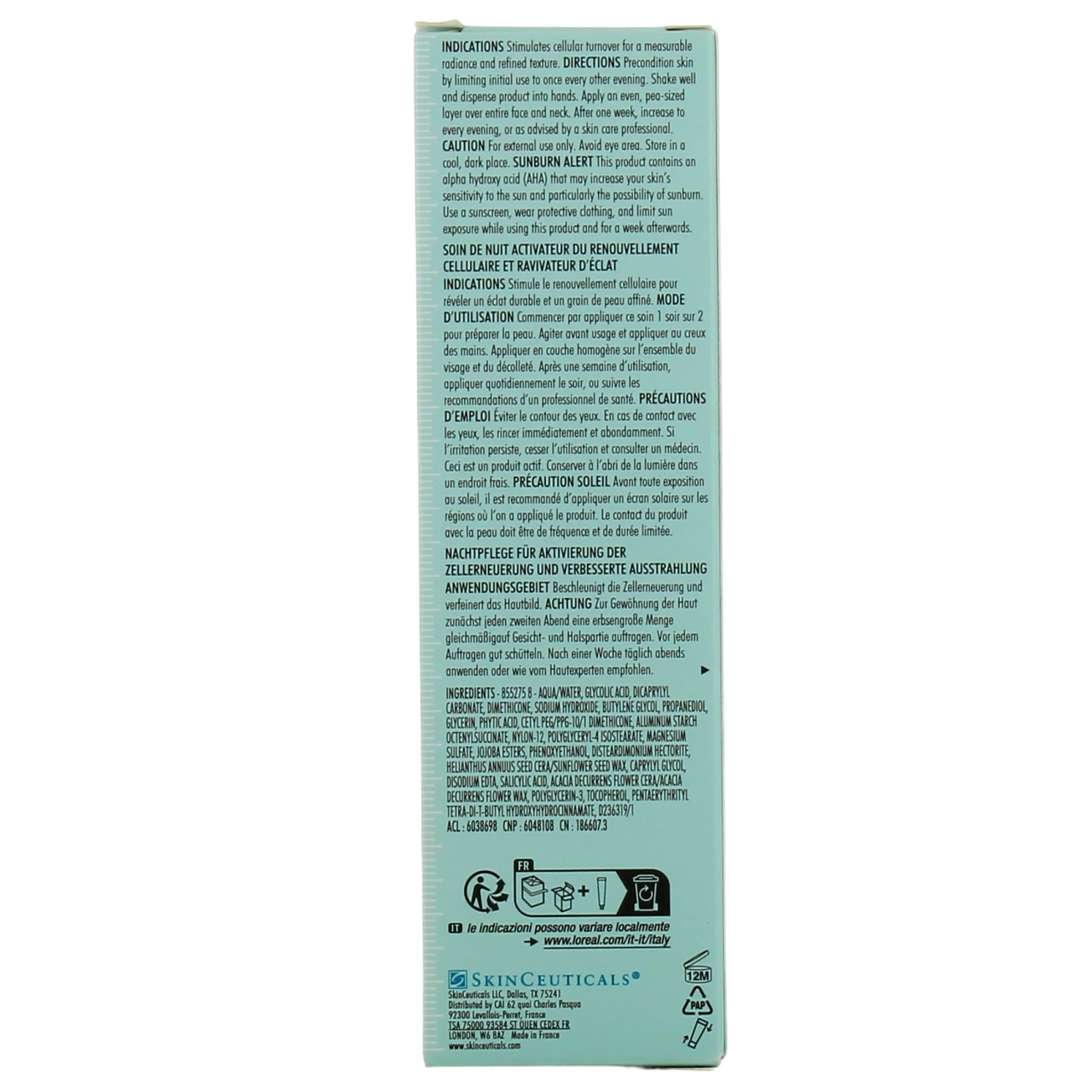 SkinCeuticals Glycolic 10 Renew Overnight - Vue 3