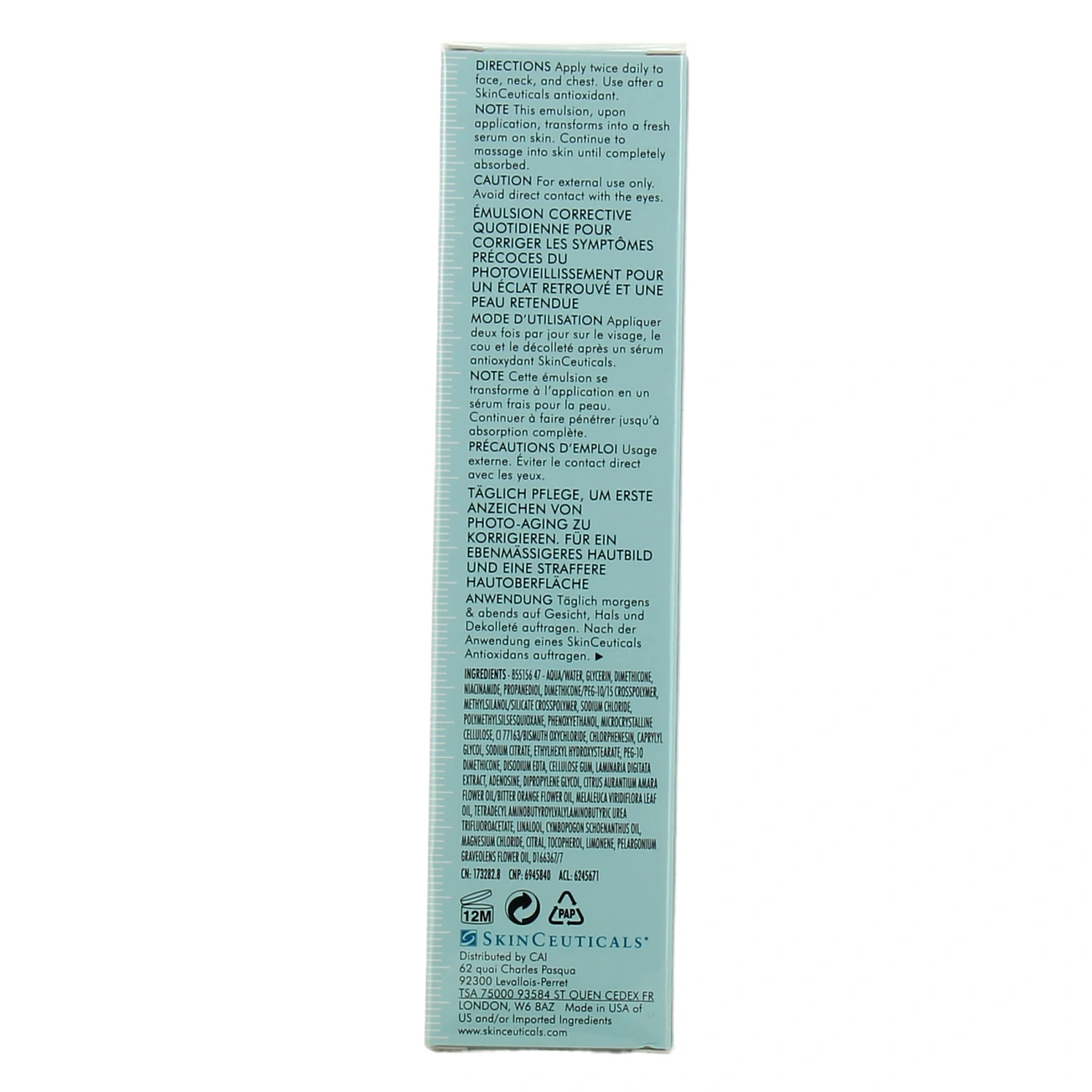 SkinCeuticals Metacell Renewal B3 Emulsion corrective - Vue 3