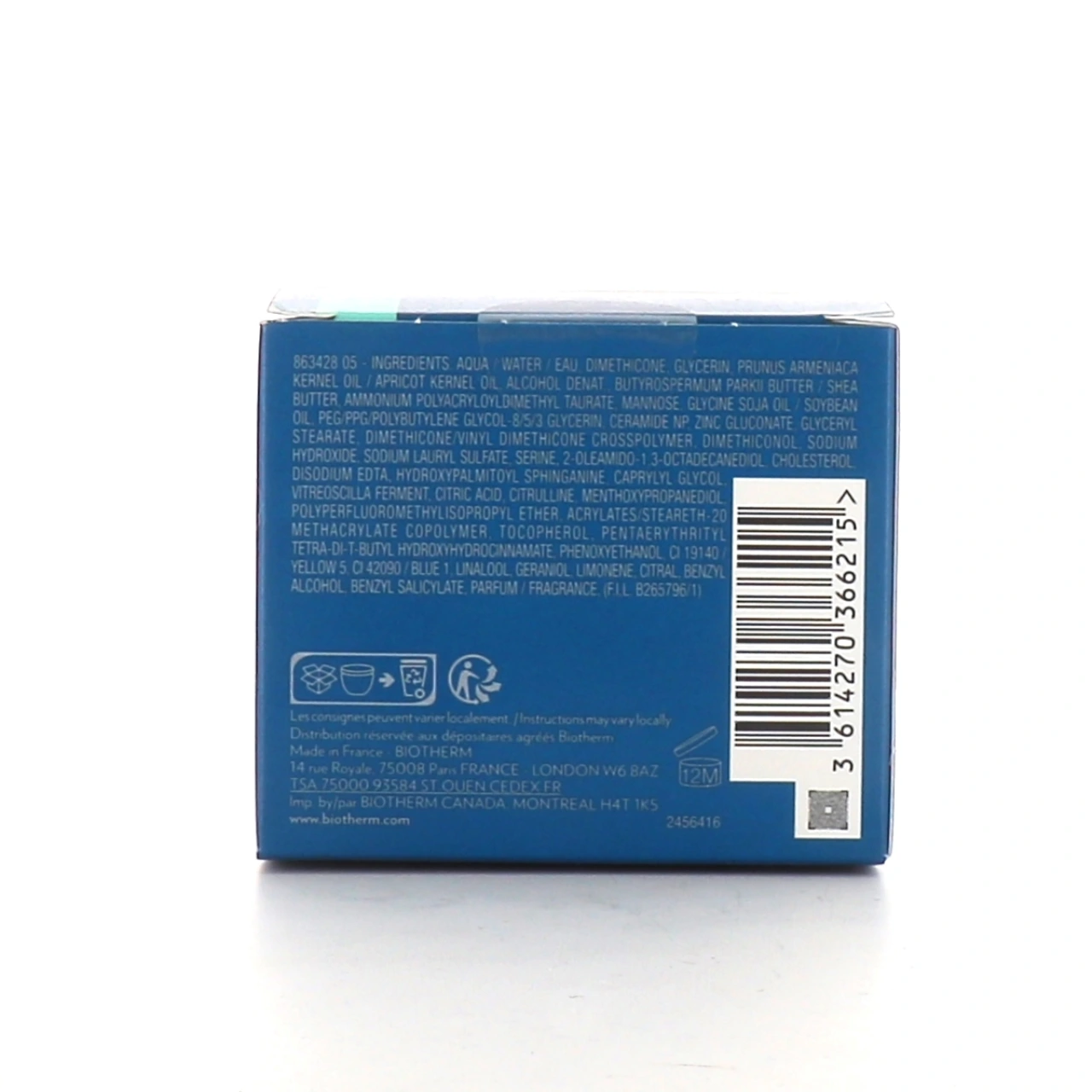 Biotherm Aquasource Crème Hydratante Peau normale à mixte - Vue 2