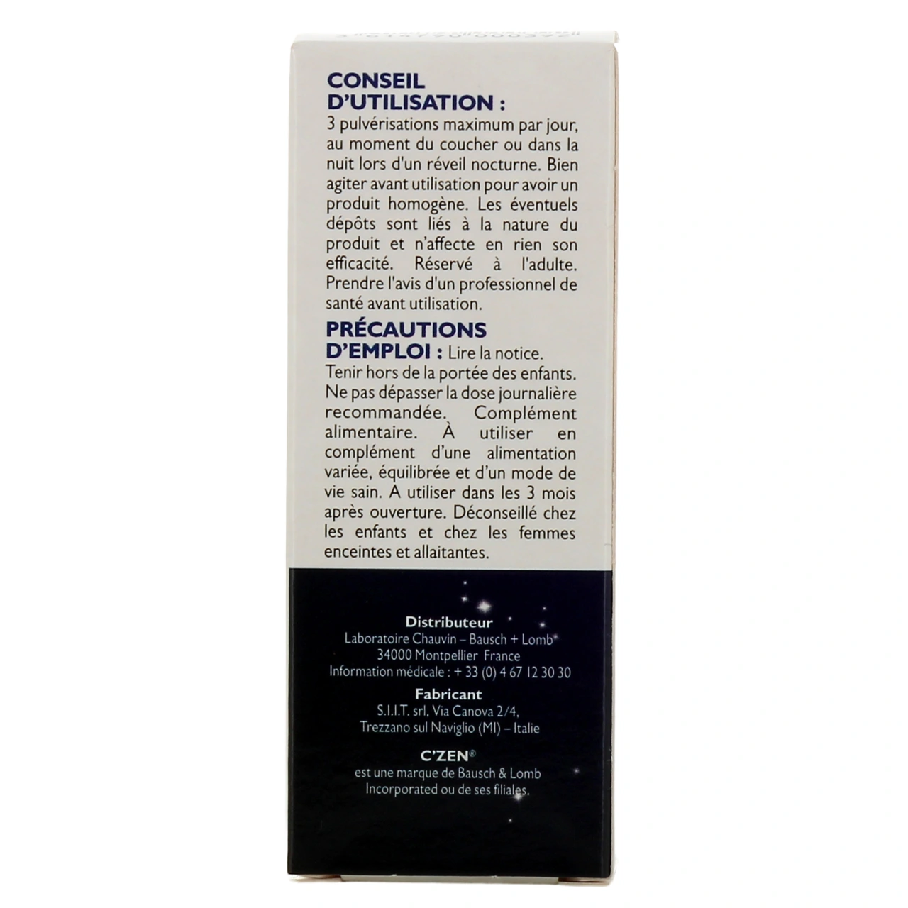 C'Zen Nuit Chronospray - Vue 3