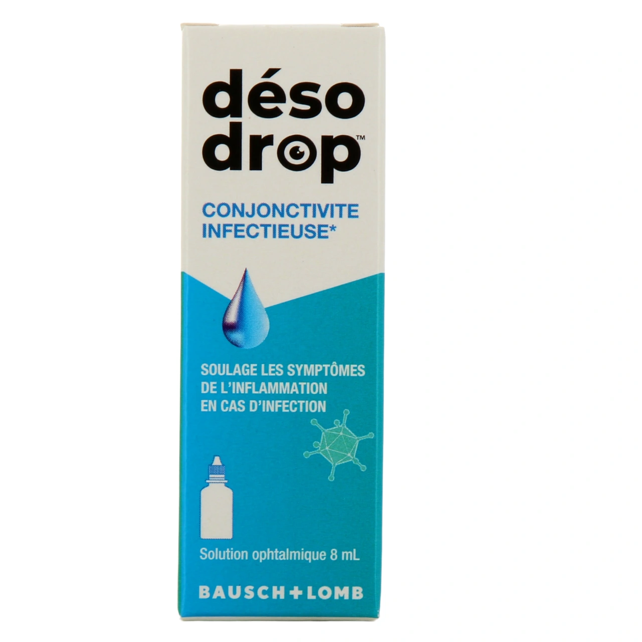 Bausch & Lomb Desodrop Solution ophtalmique - Vue 3