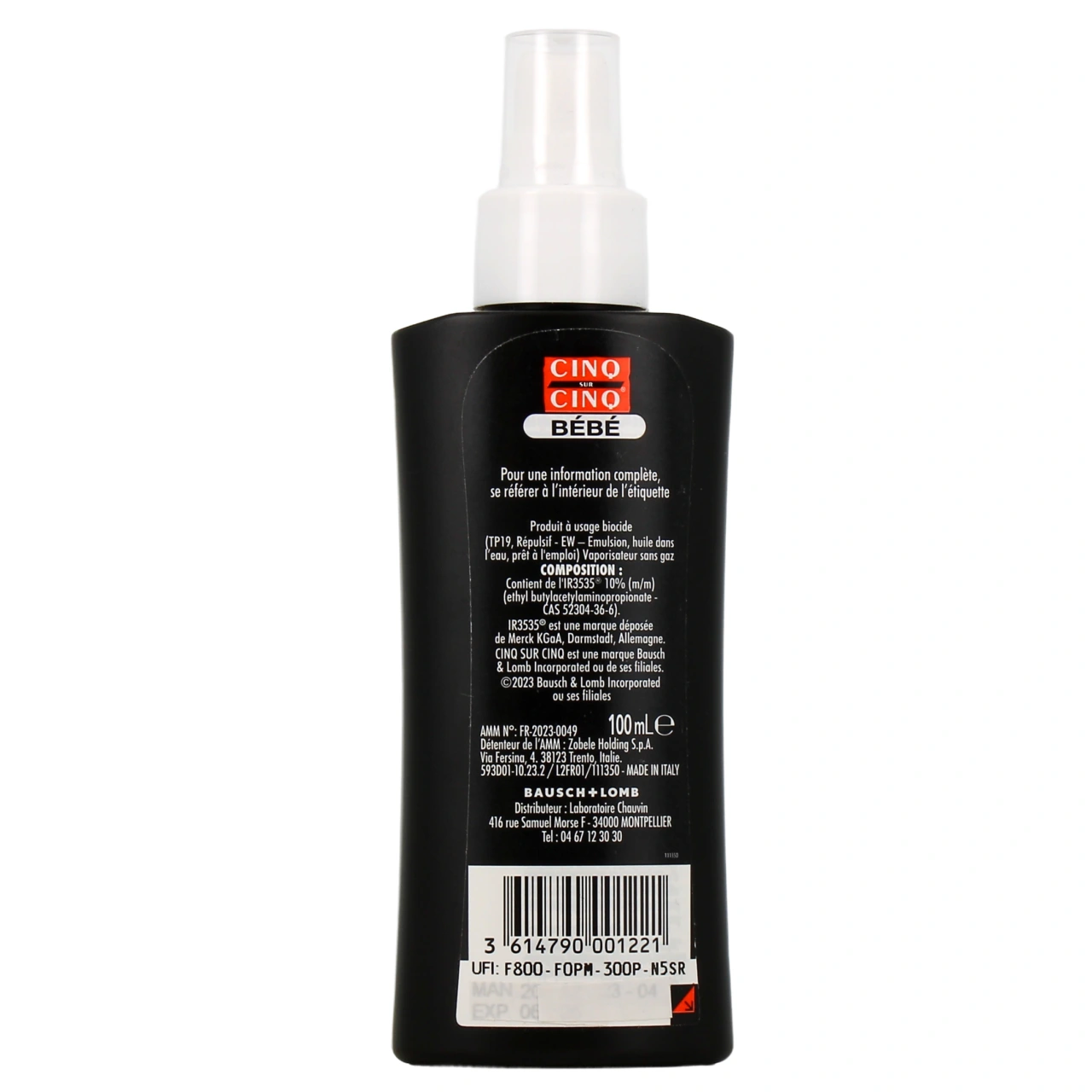 Cinq Sur Cinq Lotion Anti-Moustiques Bébé - Vue 6