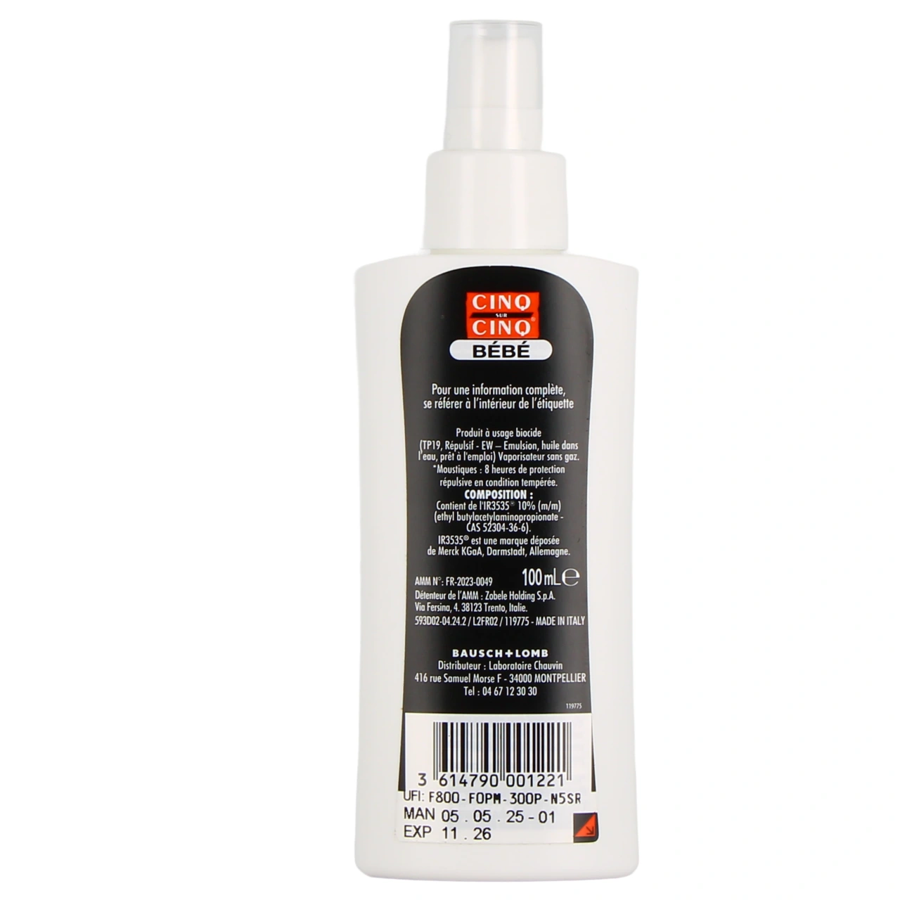 Cinq Sur Cinq Lotion Anti-Moustiques Bébé - Vue 3