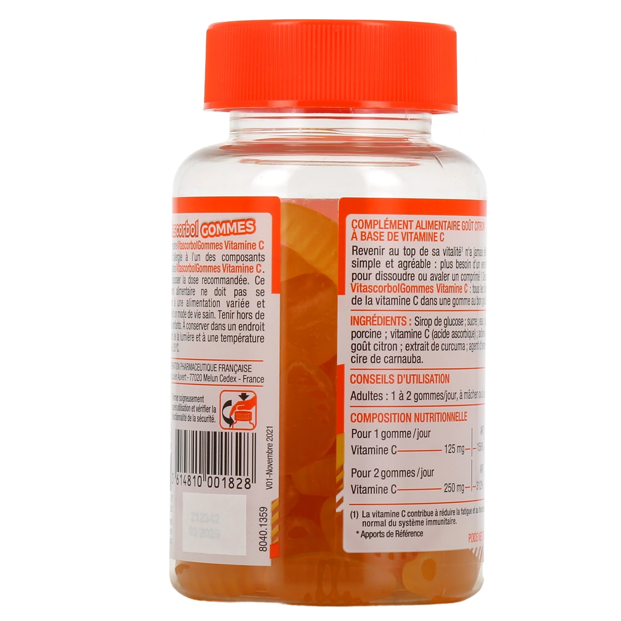 Vitascorbol Gommes Vitamine C - Vue 3