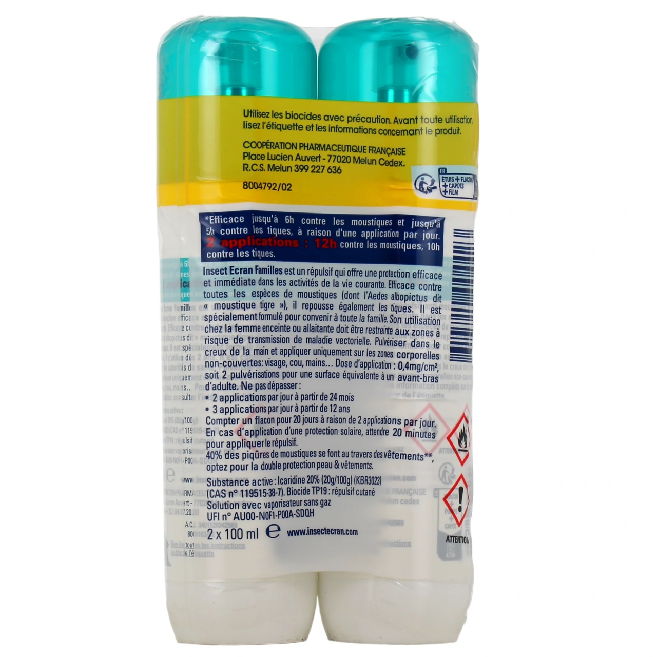 Insect Ecran Familles Anti-Moustiques Spray - Vue 6