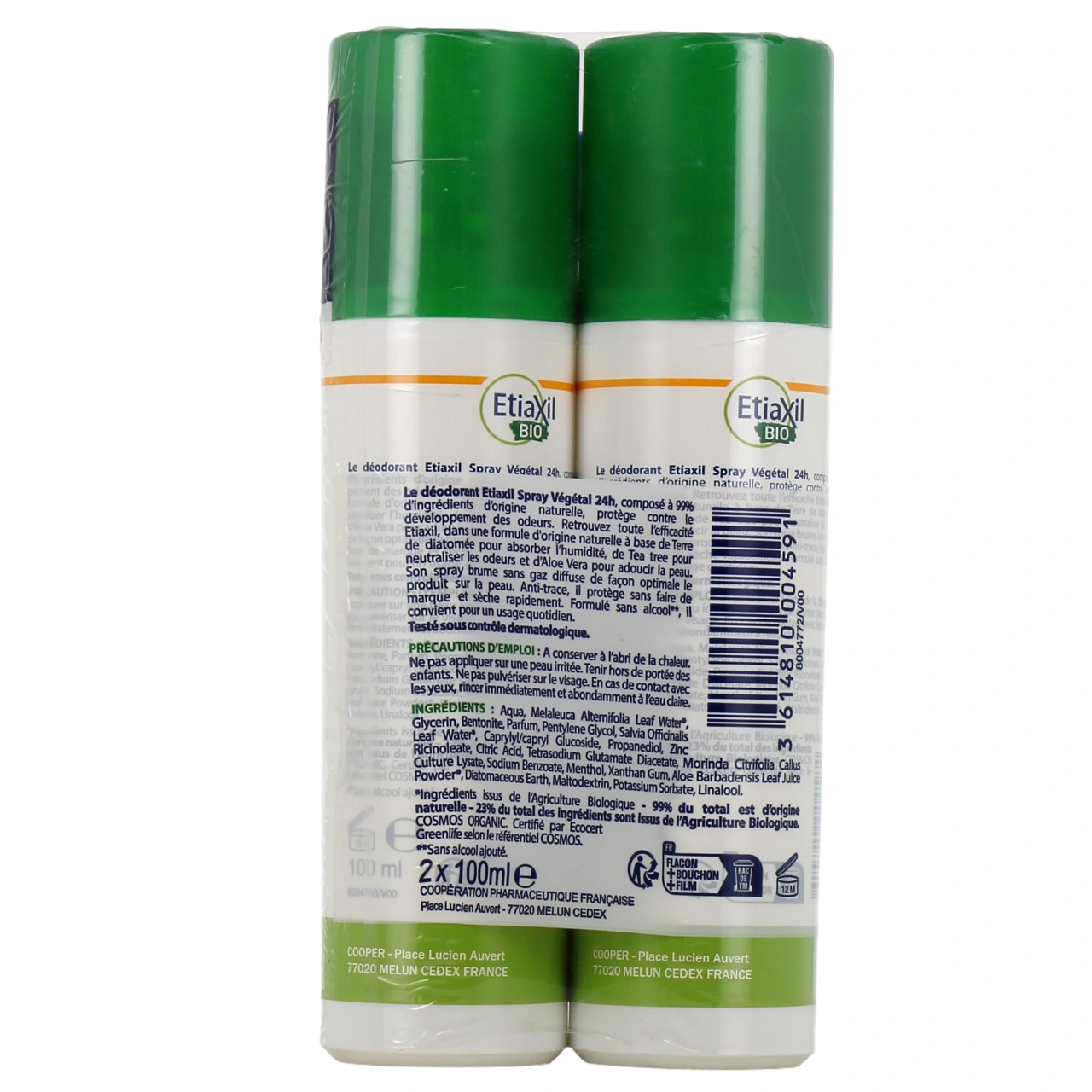 Etiaxil Bio Déodorant Spray Végétal 24h - Vue 6