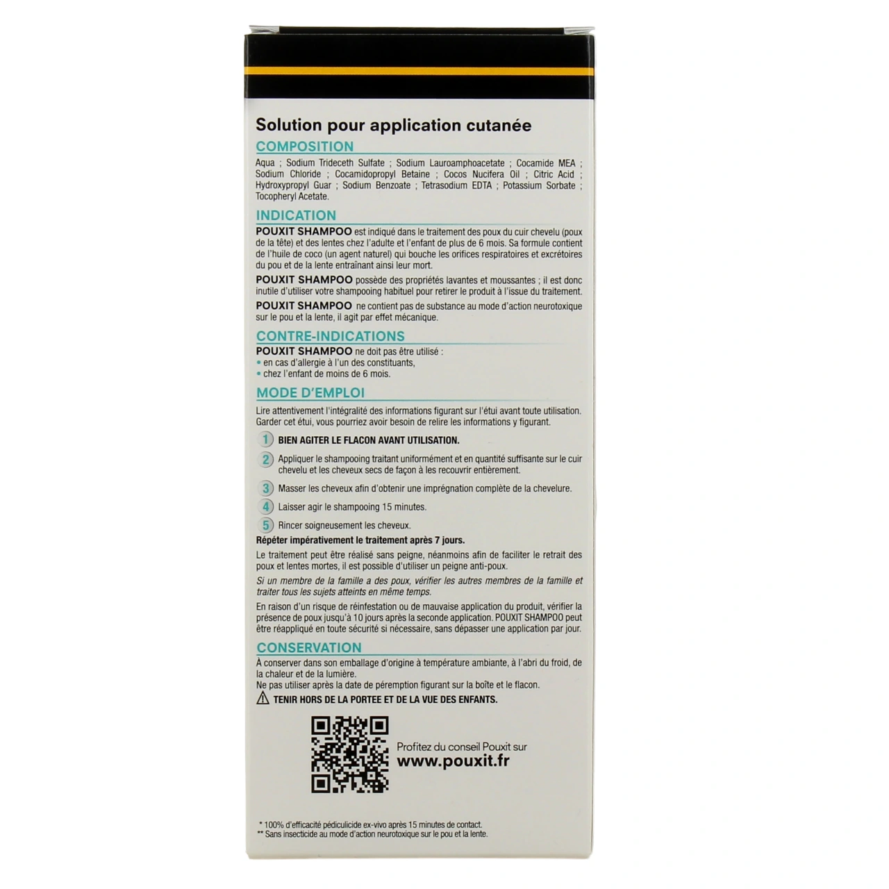 Pouxit Shampooing Anti-Poux et Lentes - Vue 3