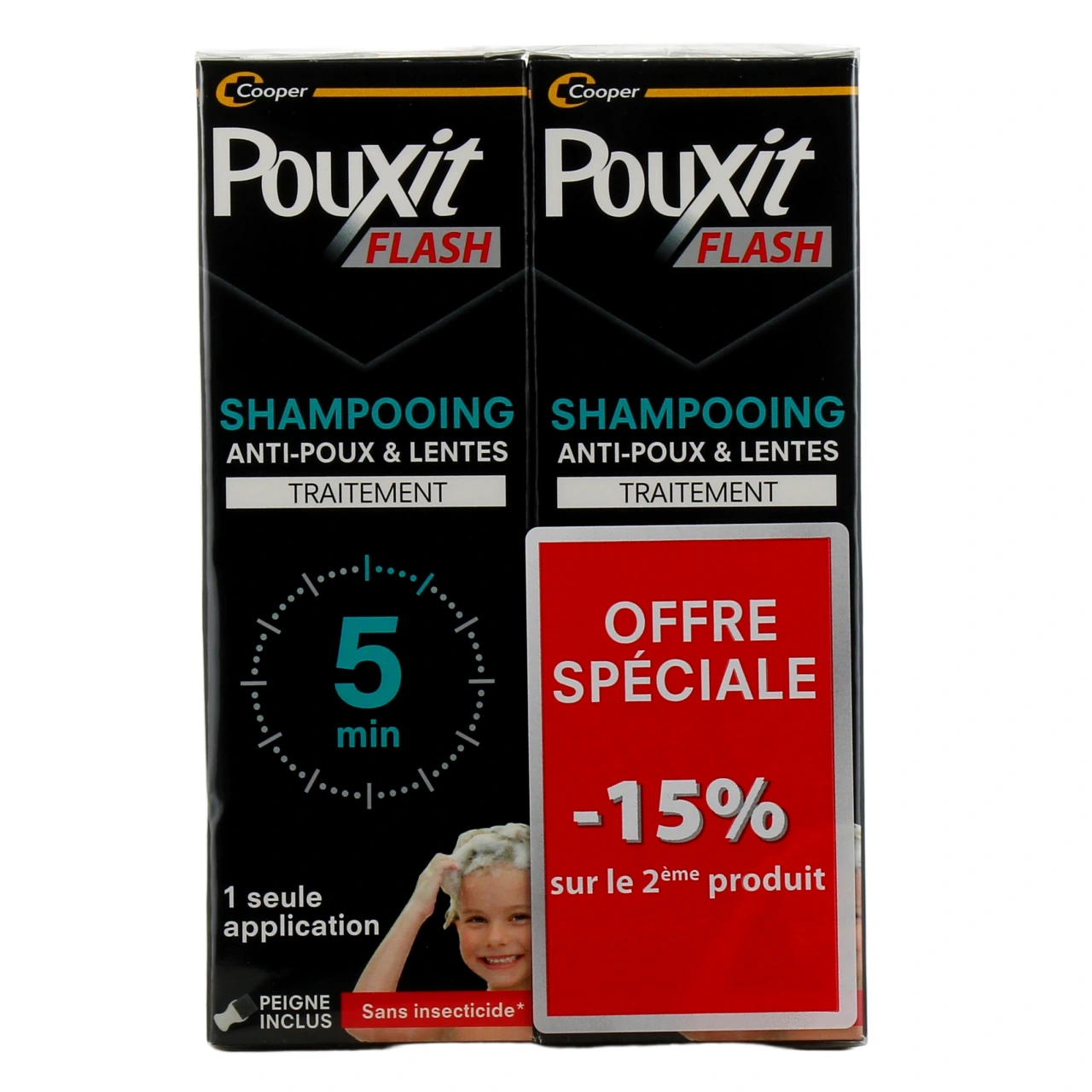 Pouxit Flash Shampooing Anti-Poux & Lentes - Vue 5